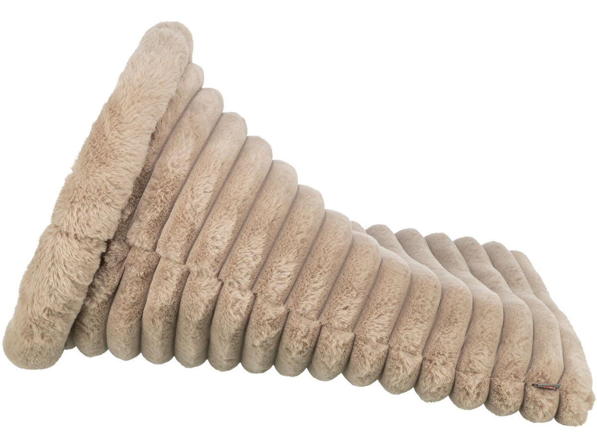 Trixie Lonni Vital Sovepose Ø40×60 cm – Memory foam, lysebrun