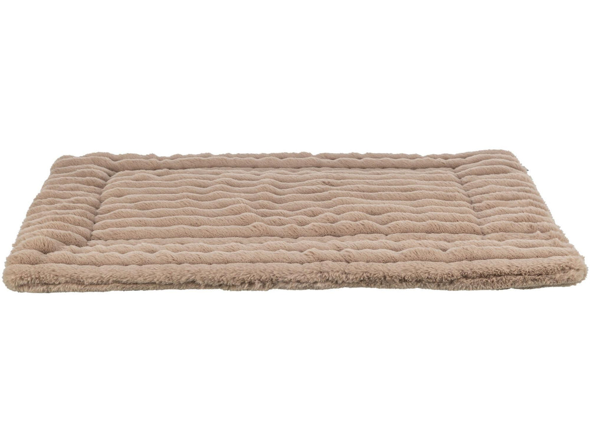 Trixie Lonni Liggematte i Ribbet Plysj – SOFT Edition – Lysebrun / 50 × 35 cm