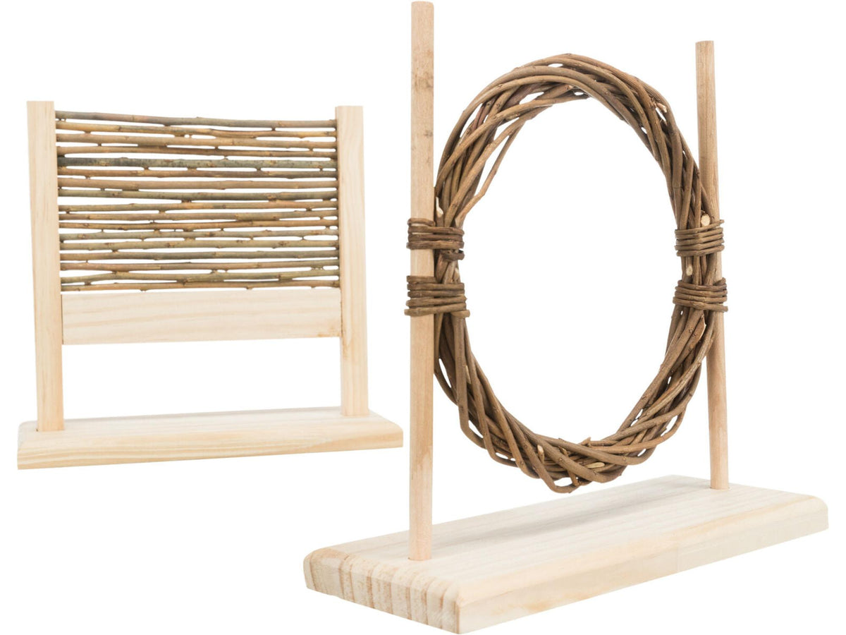 Trixie Agility-sett for smådyr i tre – 28 × 26 × 11 cm