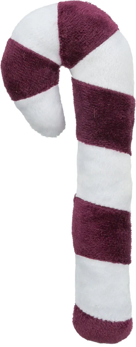 Trixie Xmas Candy Cane katteleke i plysj 17,5 cm