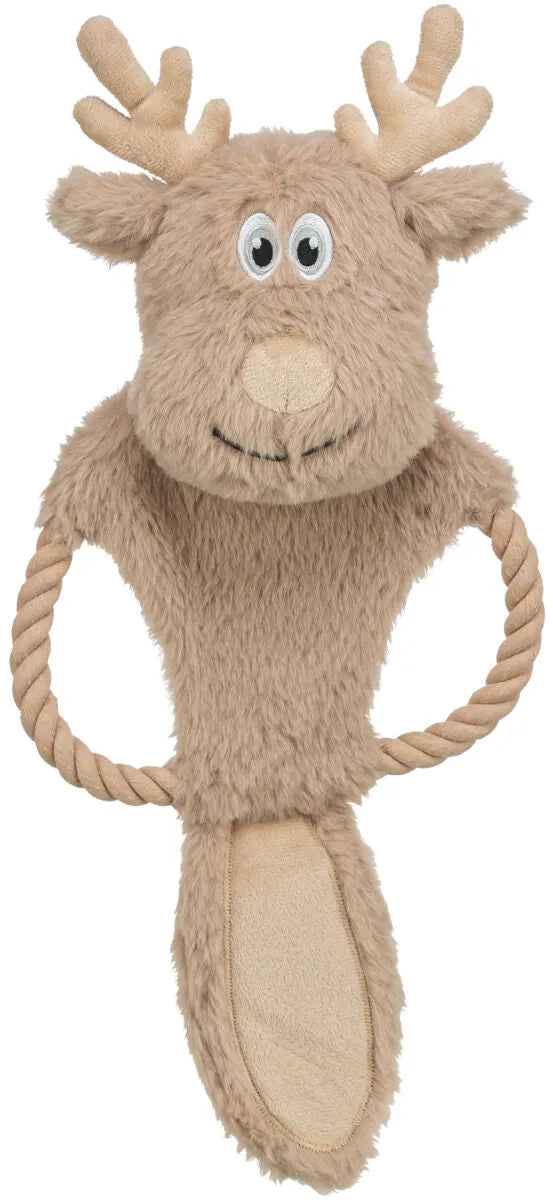 Trixie Xmas Reinsdyr med tau i plysj 47 cm