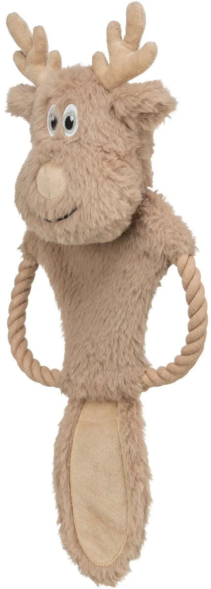 Trixie Xmas Reinsdyr med tau i plysj 47 cm