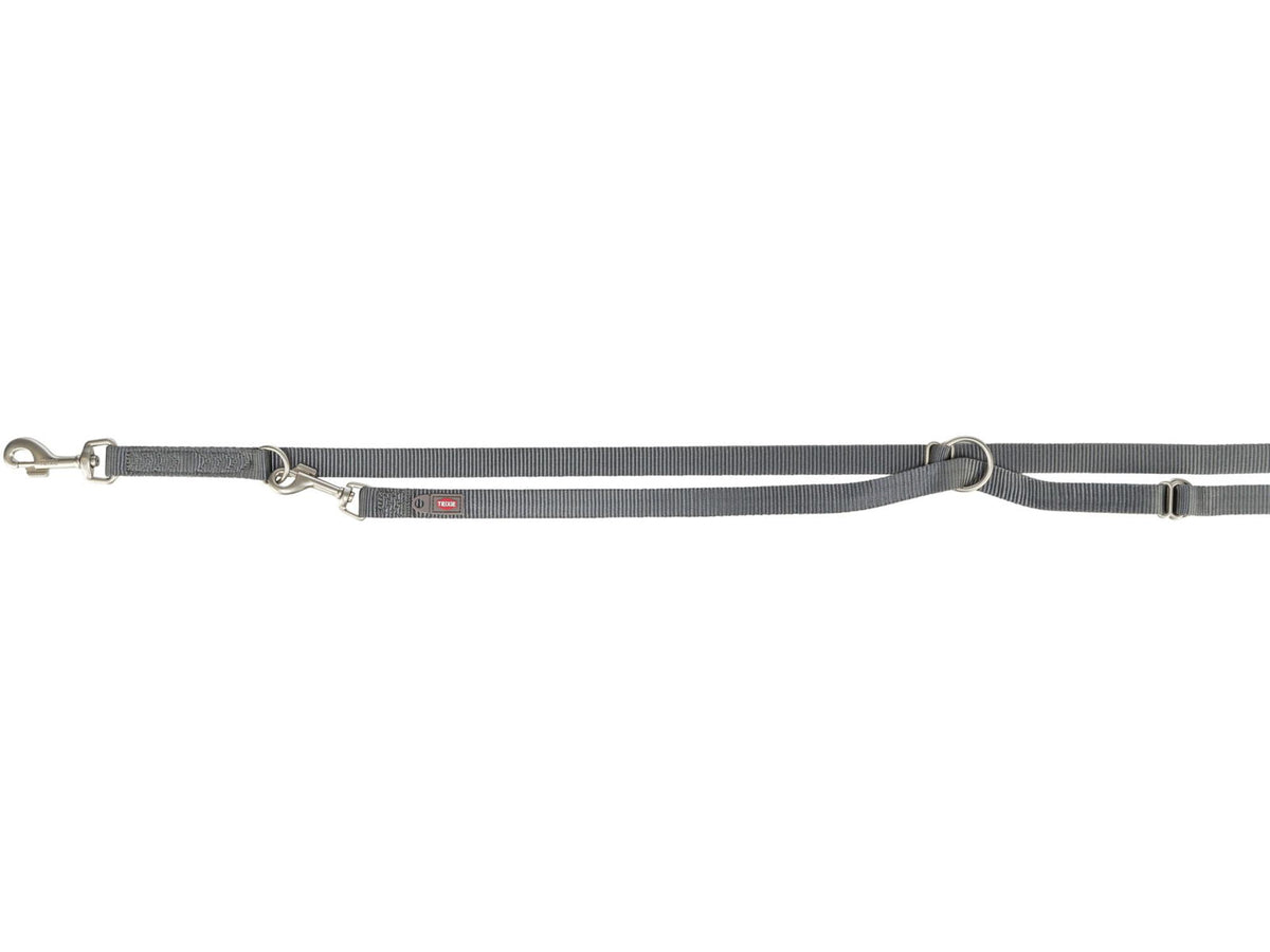 Trixie Premium Justerbart kobbel – 2 m / 20 mm (M–L) / Grafitt