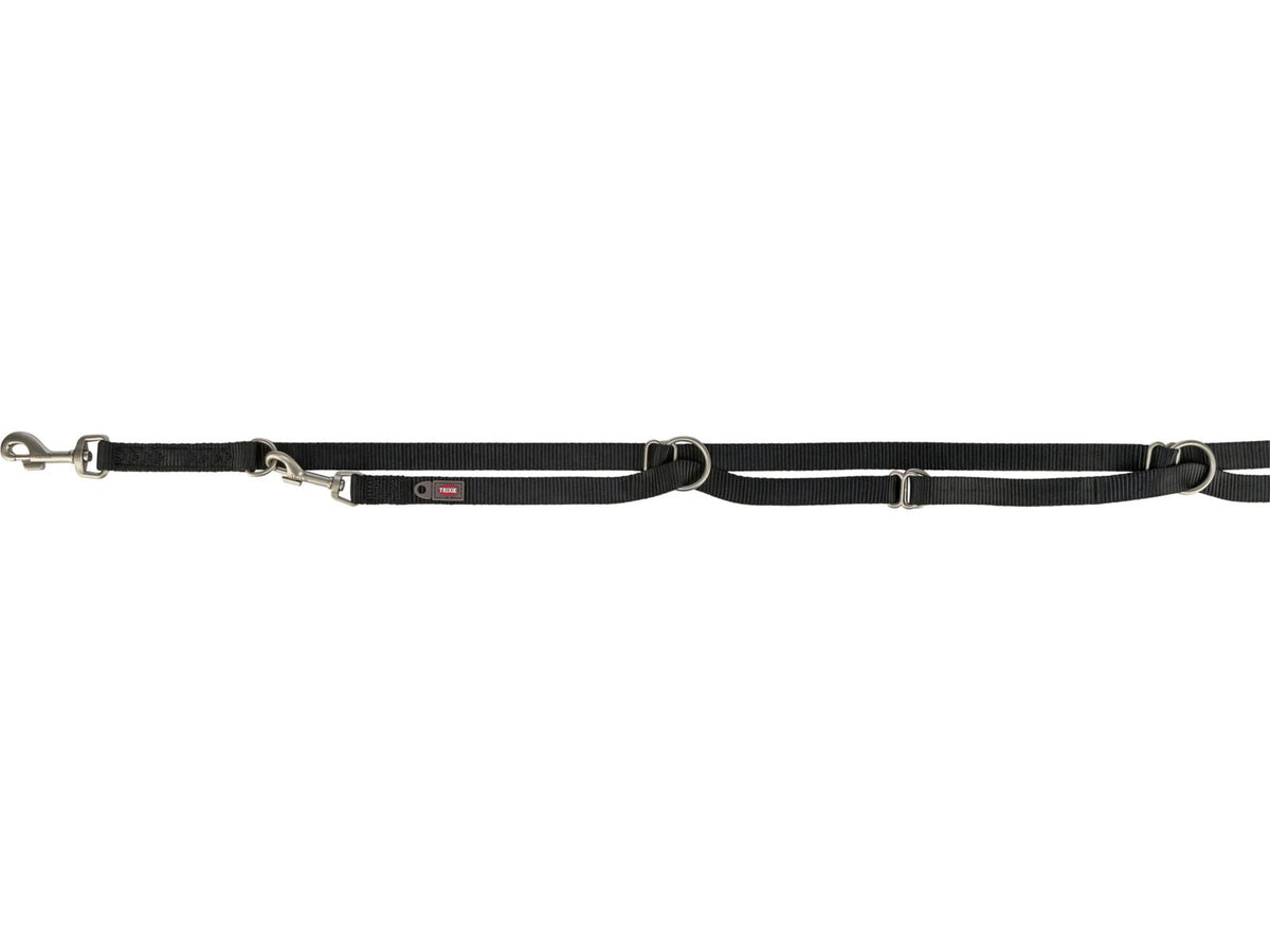 Trixie Premium Justerbart kobbel – 3 m / 25 mm (L–XL) / Sort