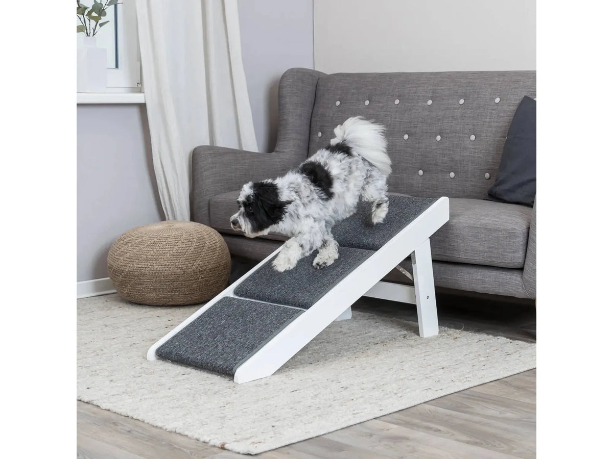 Trixie Petwalk trapp/rampe 44 × 46 × 106 cm – sammenleggbar, hvit
