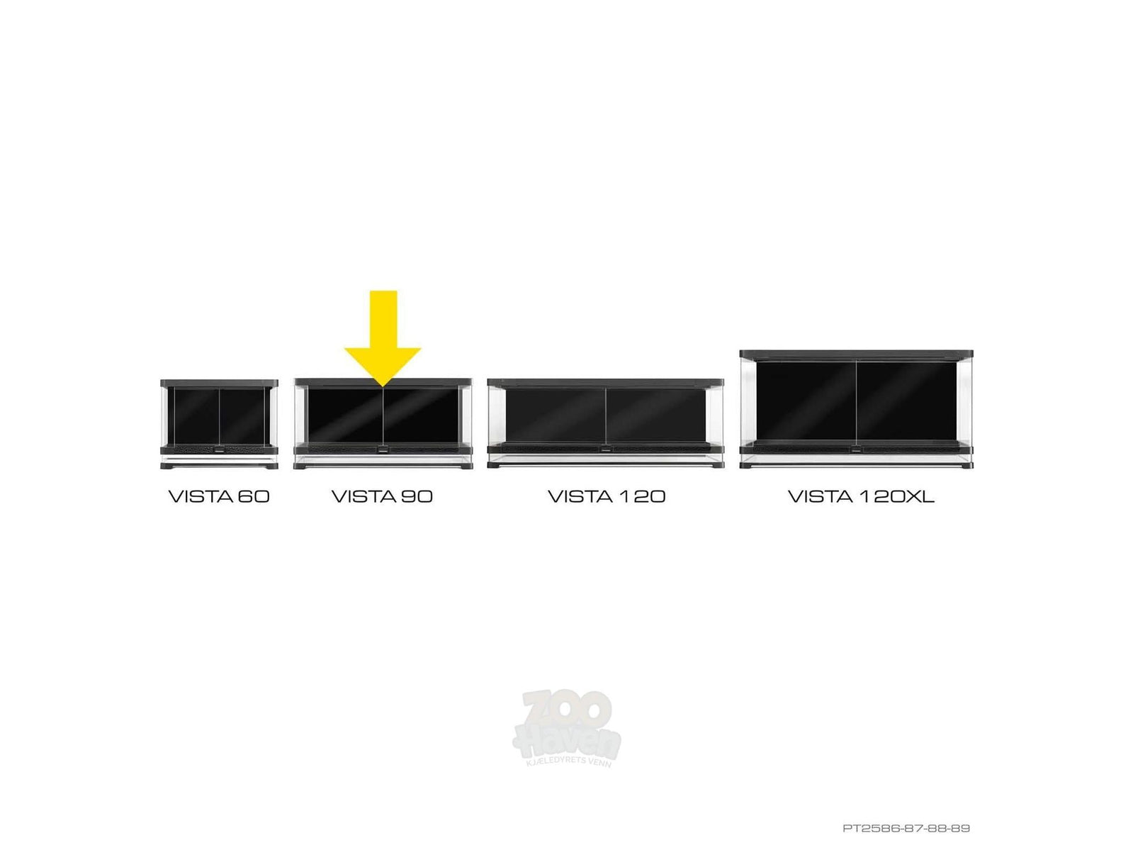 Exo Terra Vista 90 Panoramaterrarium 90x45x45cm