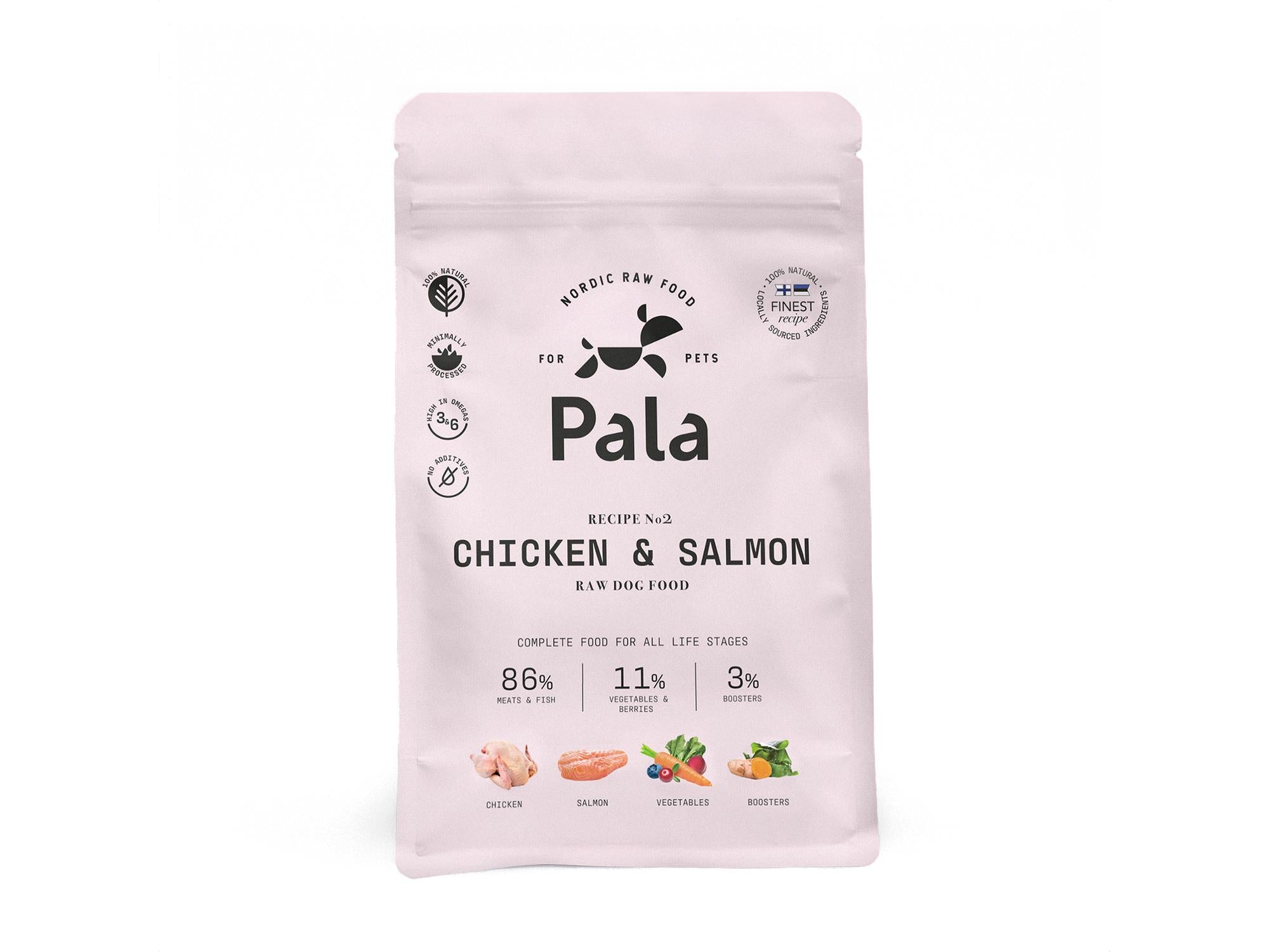 Pala Komplett Hundemat Kylling & Laks – Chicken & Salmon (Recipe #2)