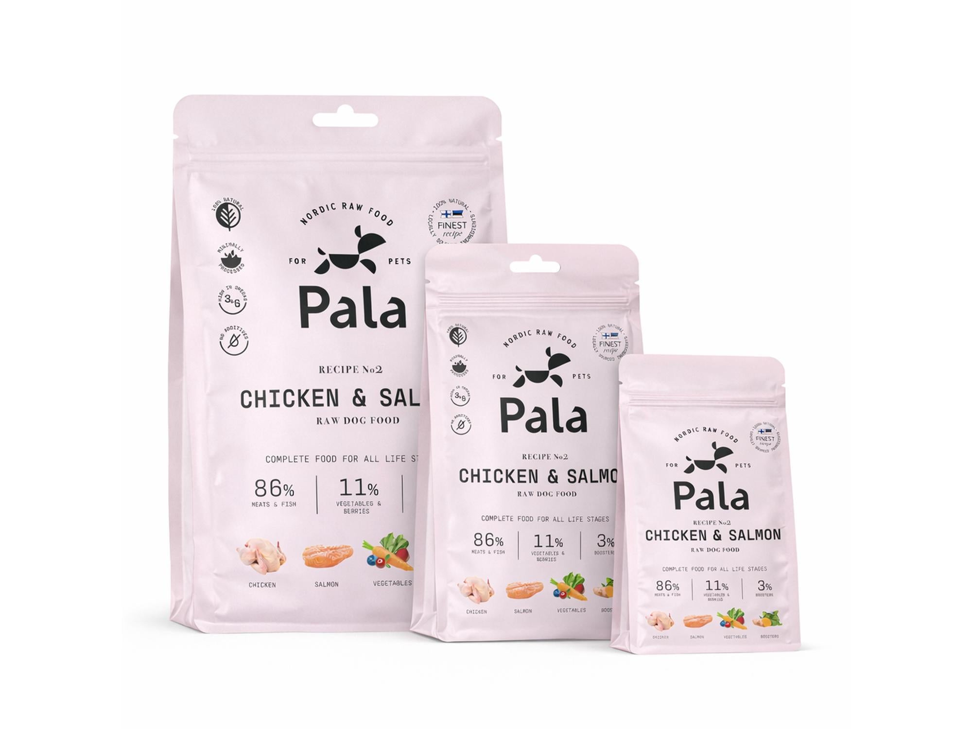 Pala Komplett Hundemat Kylling & Laks – Chicken & Salmon (Recipe #2)