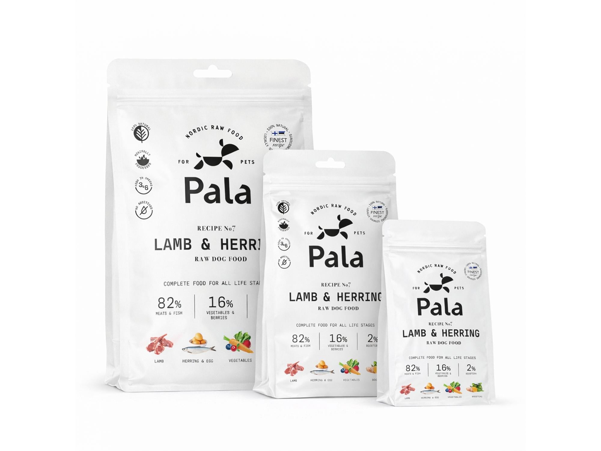 Pala Komplett Hundemat Lam & Sild – Lamb & Herring (Recipe #7)