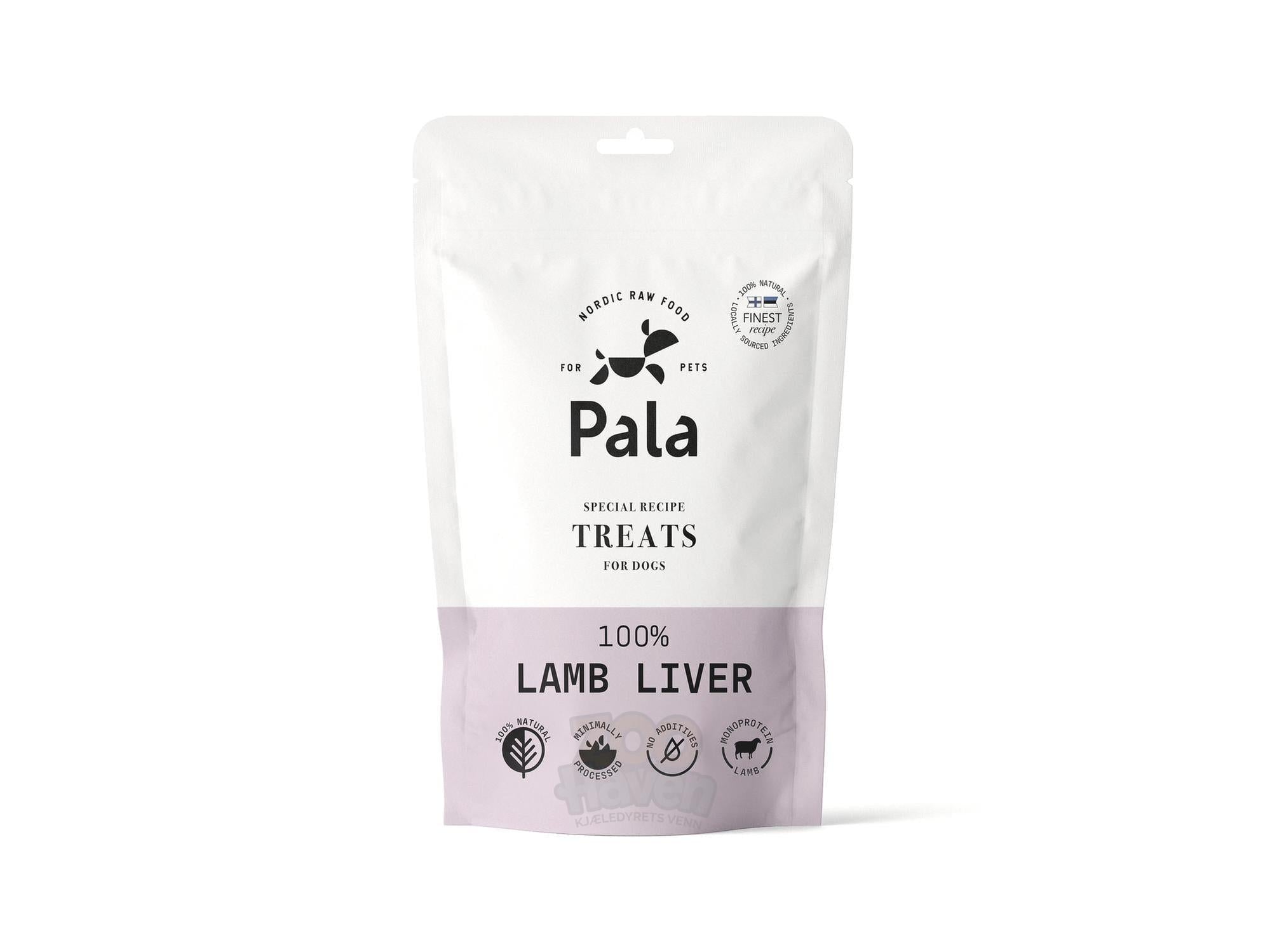 Pala Lammelever 100 % – Naturlige Godbiter av Lufttørket Lammelever