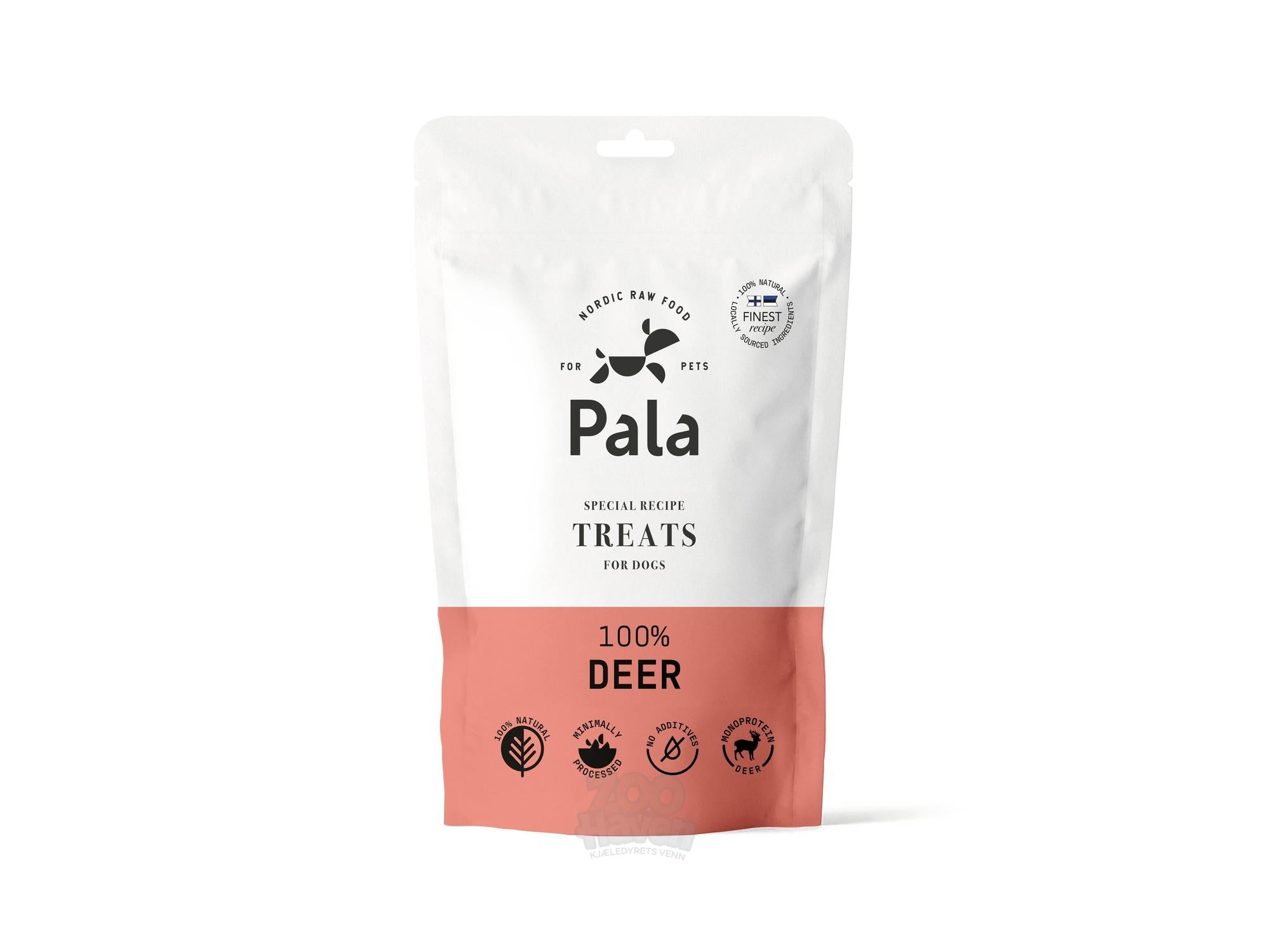 Pala Treats 100% Hjort lufttørkede godbiter