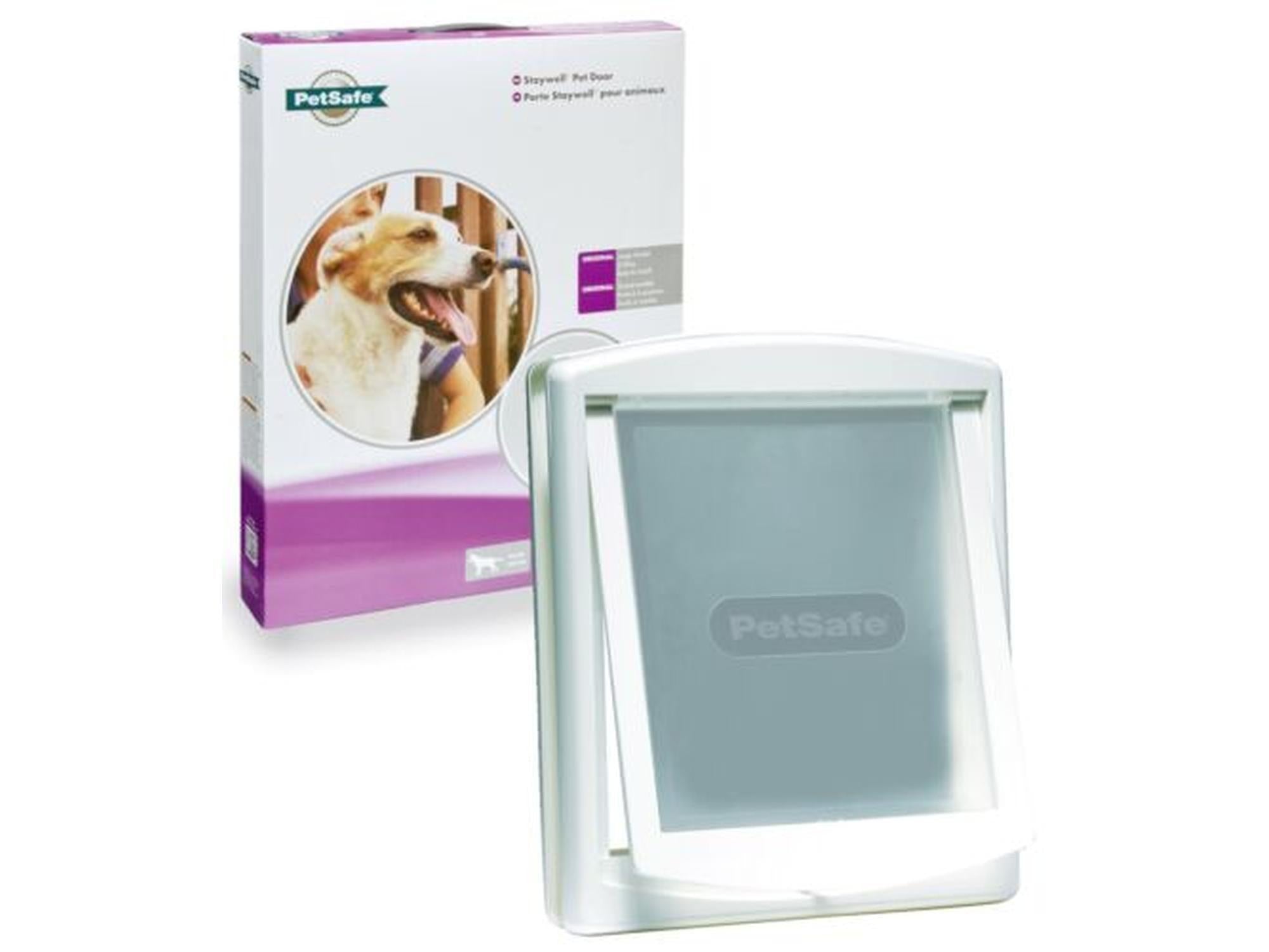 PetSafe Staywell 2-veis kjæledyrdr Large i hvit