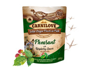 Carnilove Pheasant with Raspberryleaf våtfôr til hund med fasan