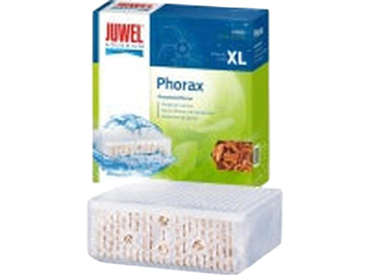 Juwel Phorax XL filtermedium i hvit rektangulær form med beige innlegg, for fosfatreduksjon.