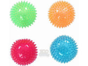 Pinnsvin Ball i TPR 33640 Gummi M/Lys 5cm