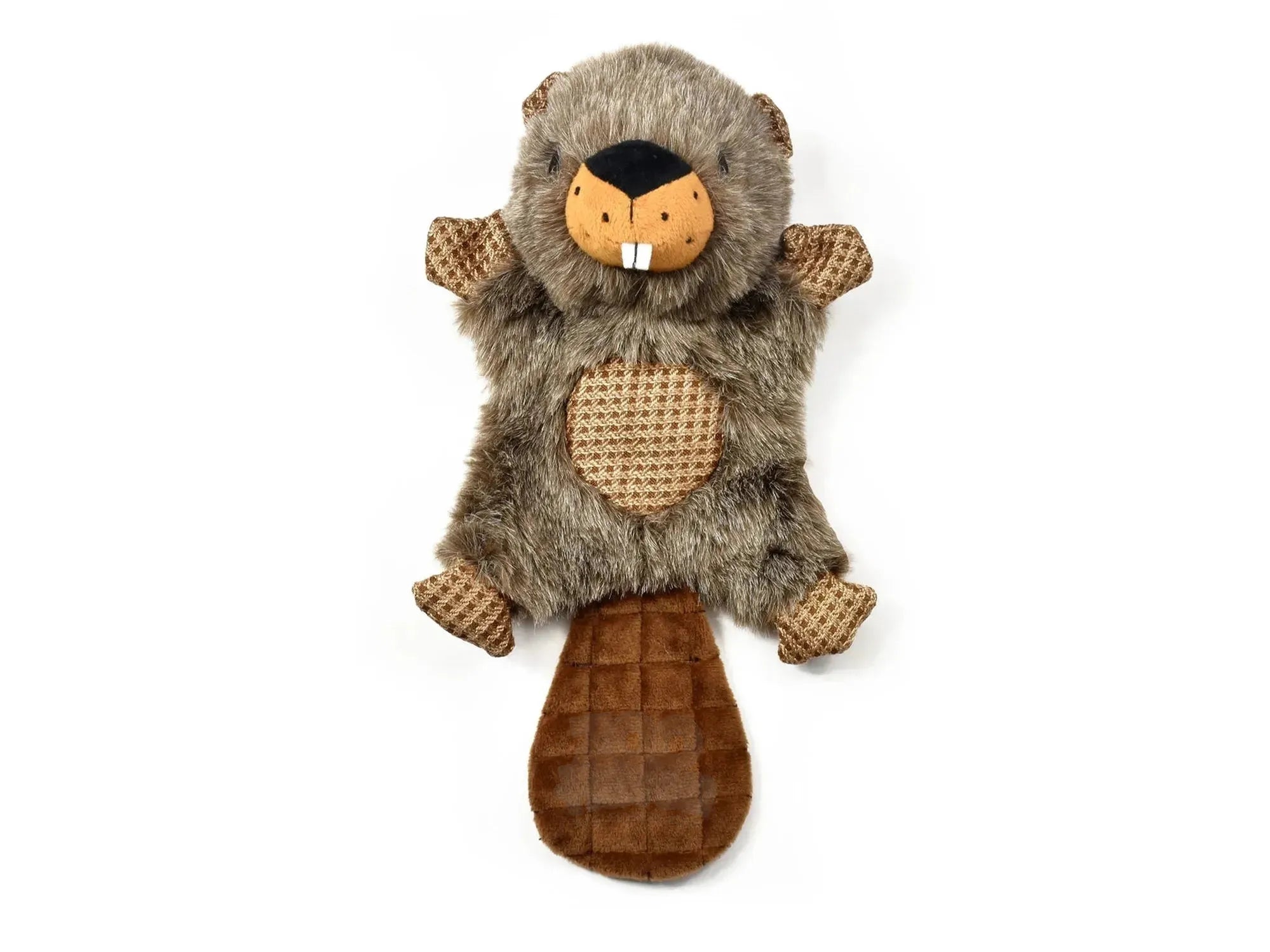 Plysjdyreleke med knitresound og pip – Assorterte dyr 32 cm