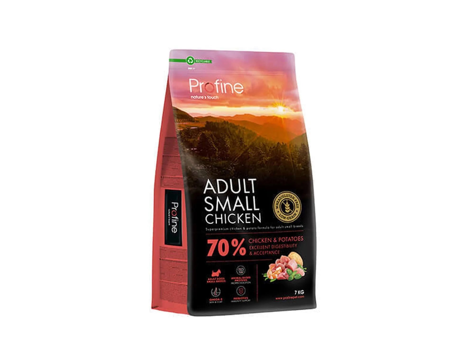 Profine Adult Small Chicken & Potatoes – tørrfôr til små raser med kylling 7 kg