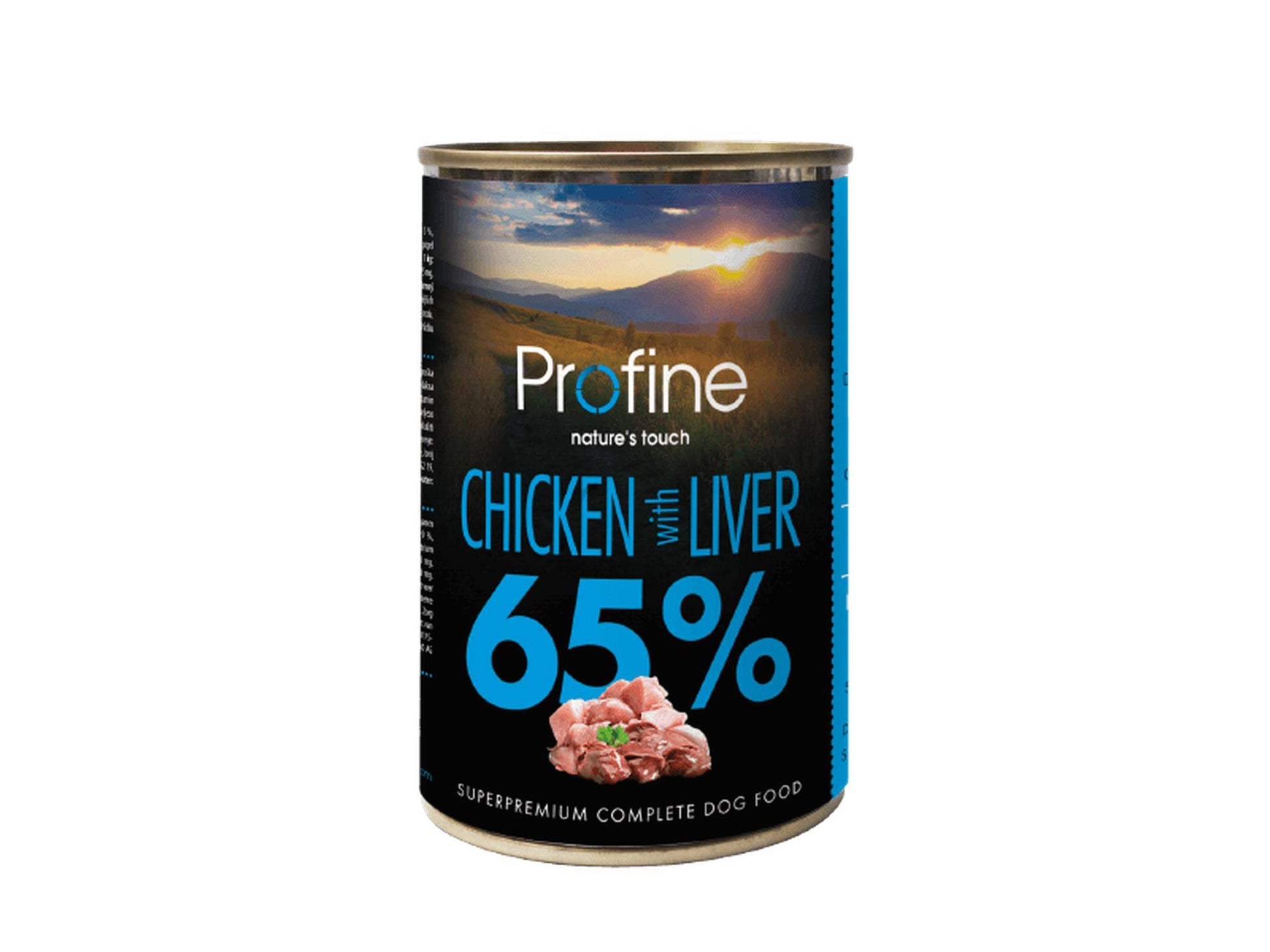 Profine Chicken with Liver 65 % – våtfôr til hund med kylling og lever 400 g