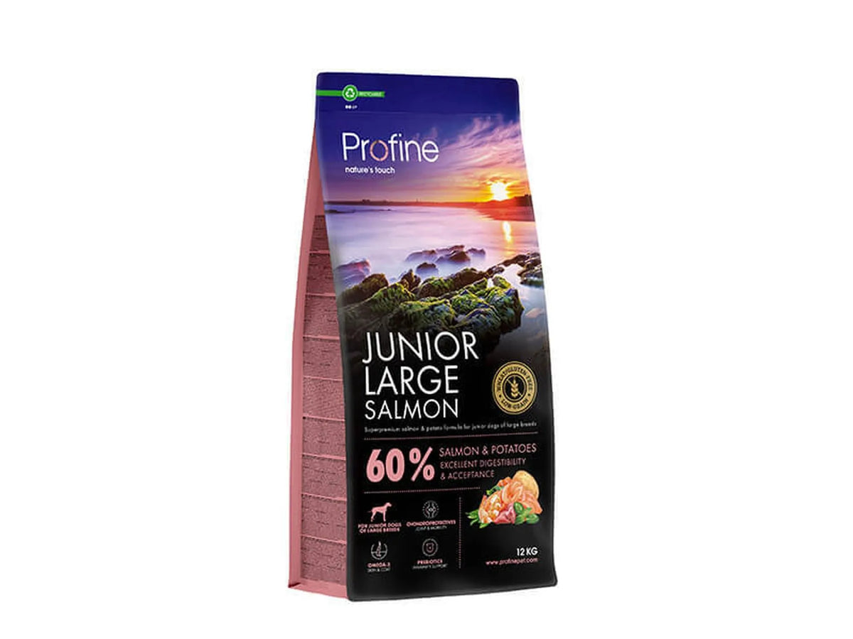 Profine Junior Large Salmon & Potatoes – tørrfôr til valp av store raser med laks 12 kg