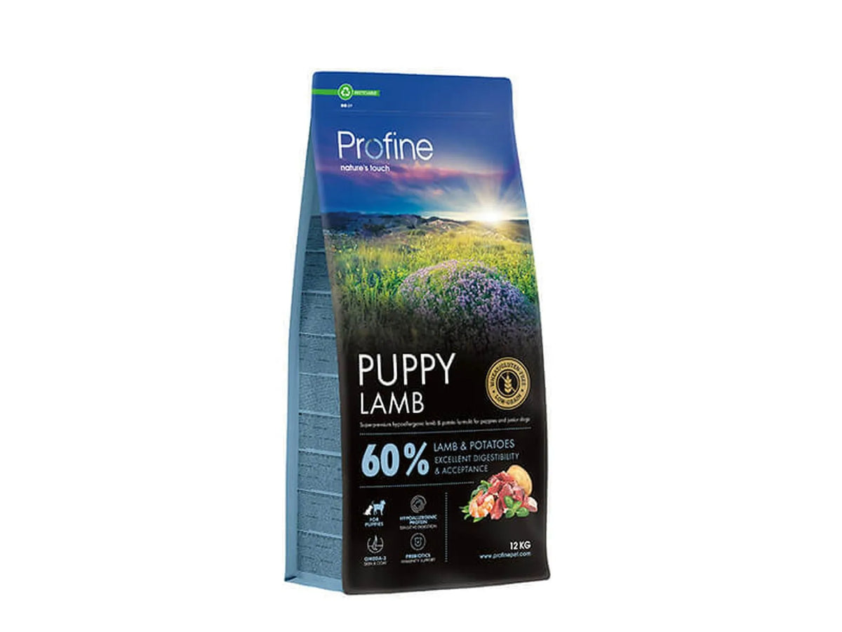 Profine Puppy Lamb & Potatoes – hypoallergent valpefôr med lam og potet 12 kg