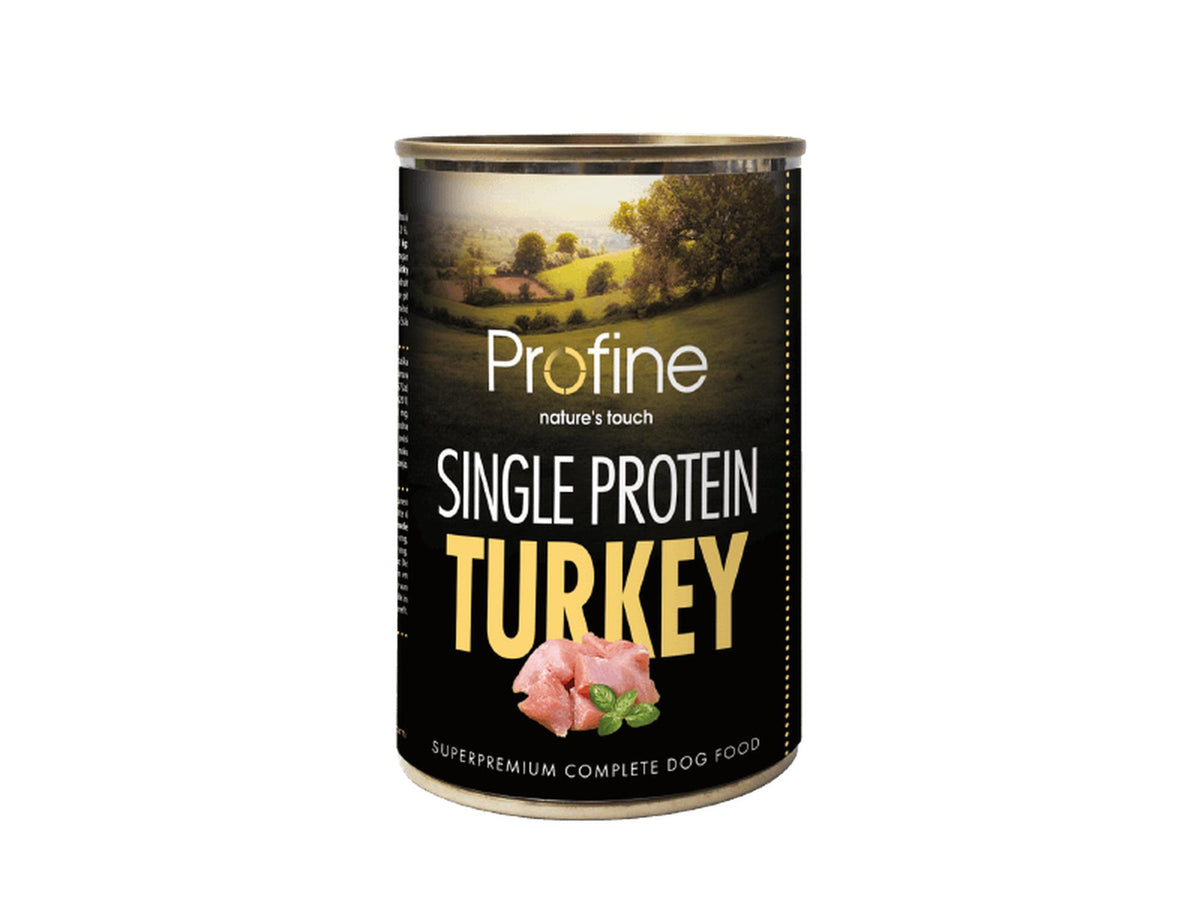 Profine Single Protein Turkey – våtfôr til hund med kalkun 400 g