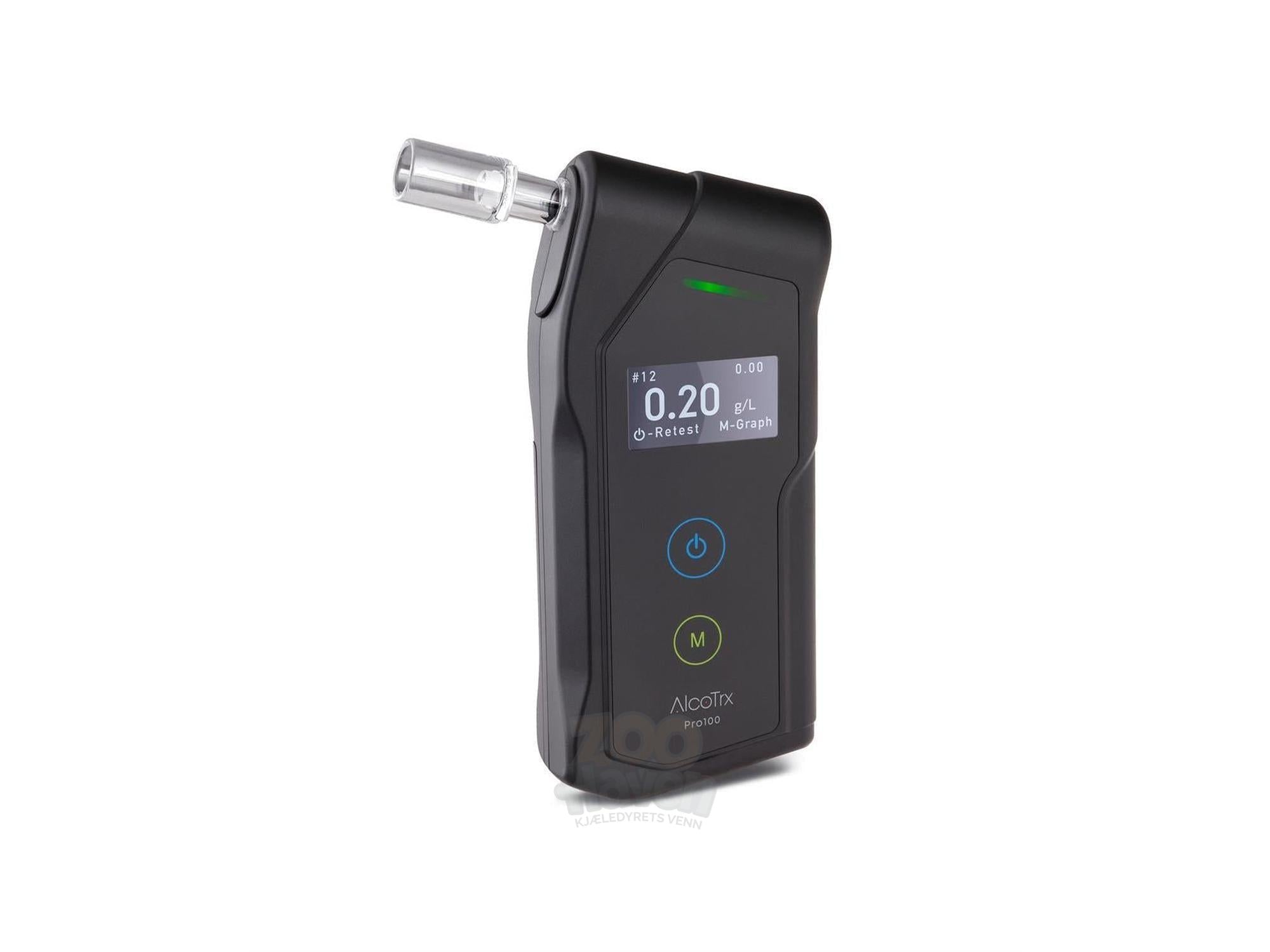 AlcoTrx Pro100 promilletester med OLED-skjerm