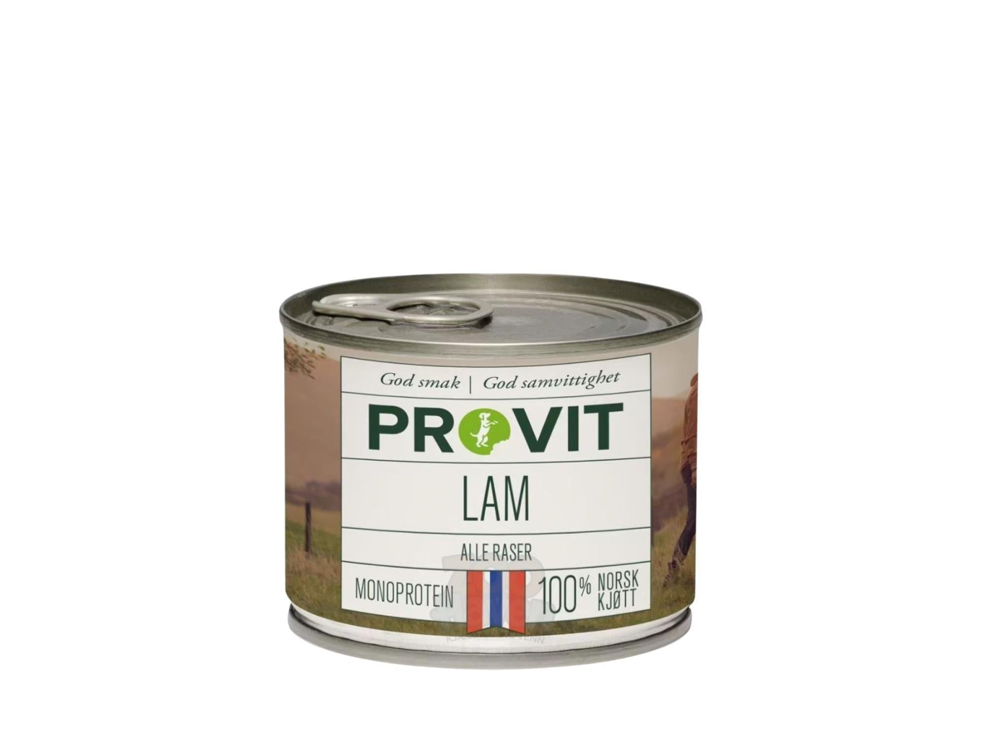 Provit Lam våtfôr til voksen hund av lam