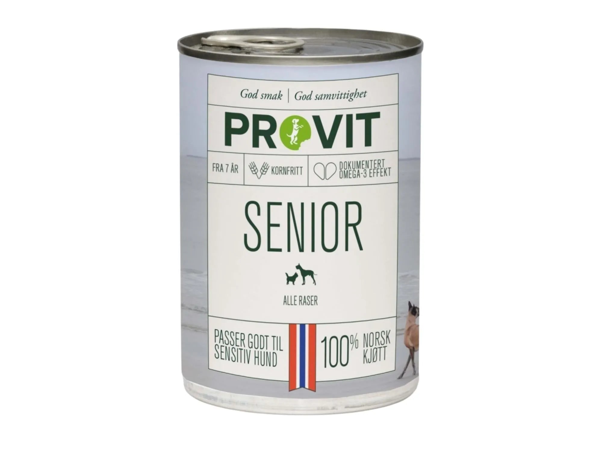 Provit Senior våtfôr til senior hund av kylling, storfe og svin