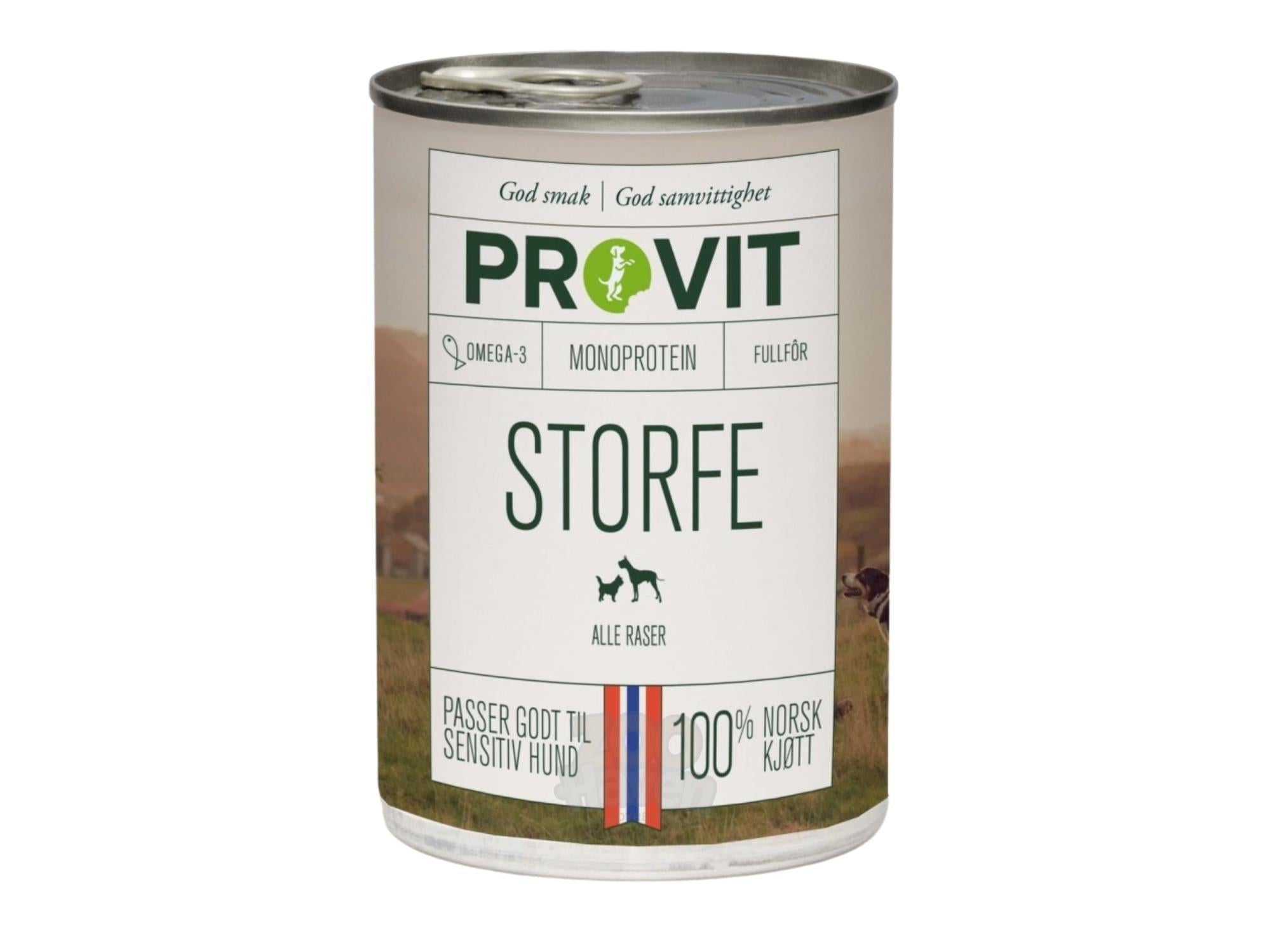 Provit Storfe våtfôr til voksen hund av storfe