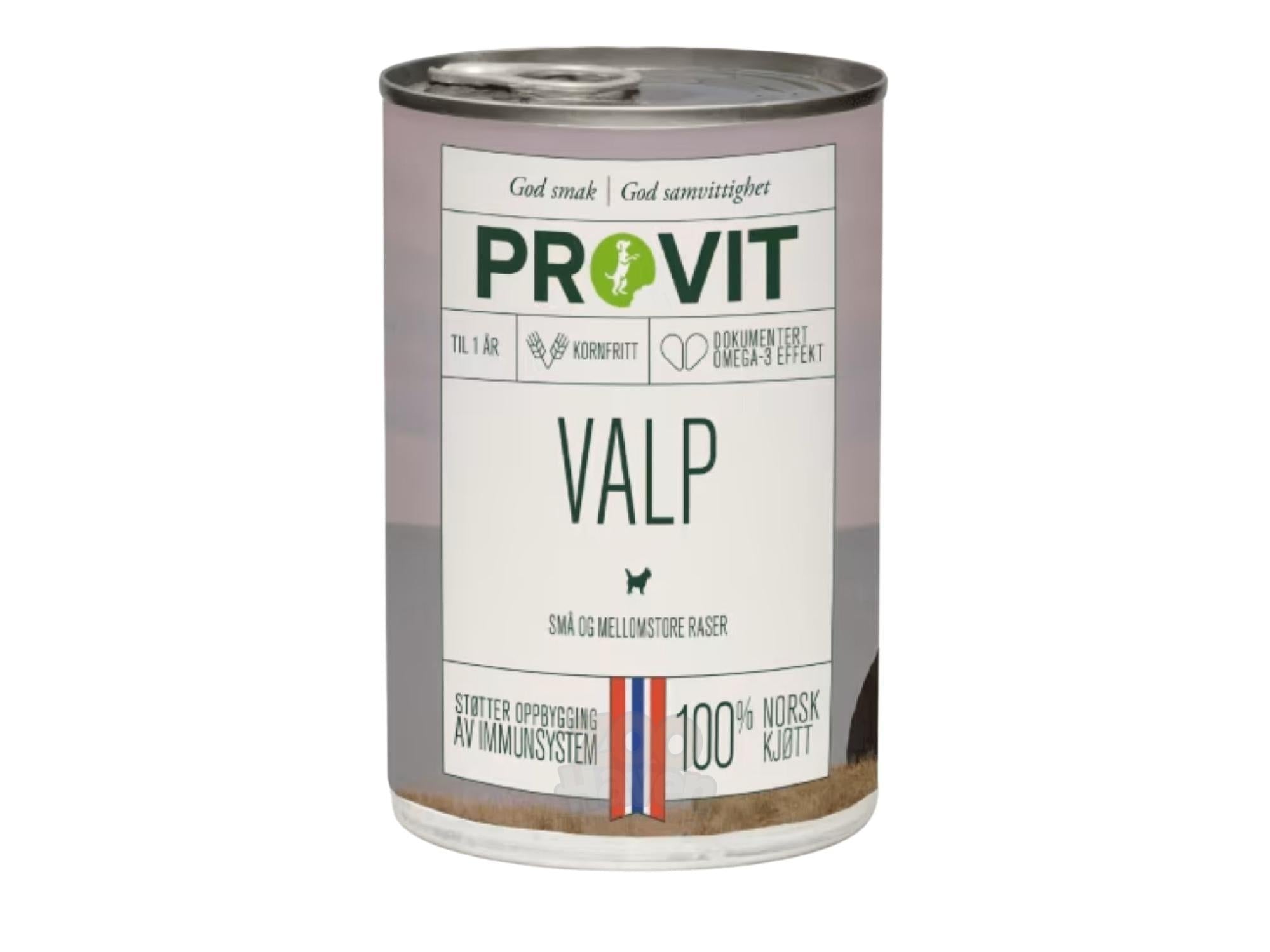 Provit Valp Våtfôr små og mellomstore raser 400 g