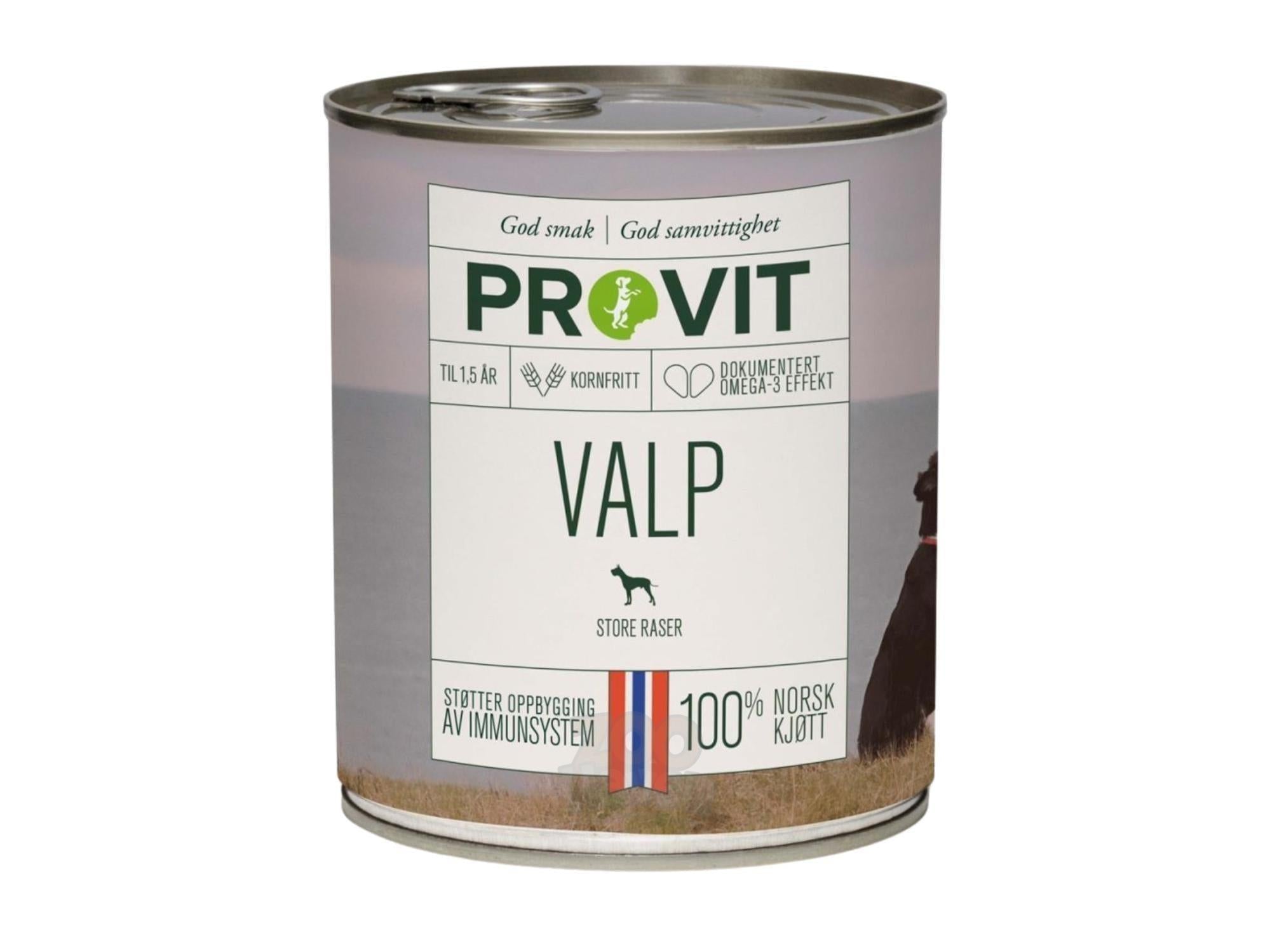 Provit Valp Våtfôr store raser 800 g