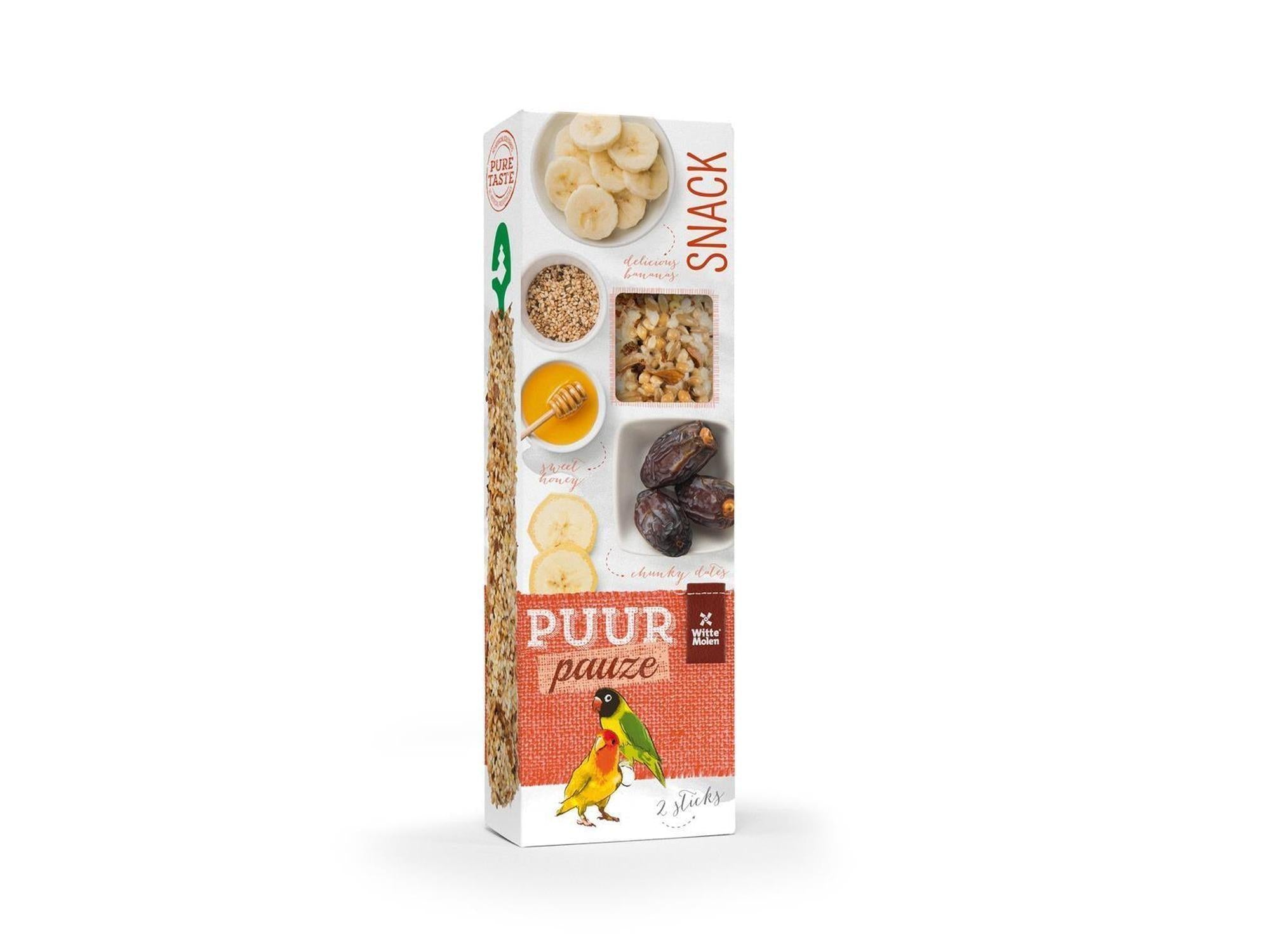 Puur Sticks Dvergpapegøye Honning og Dadler