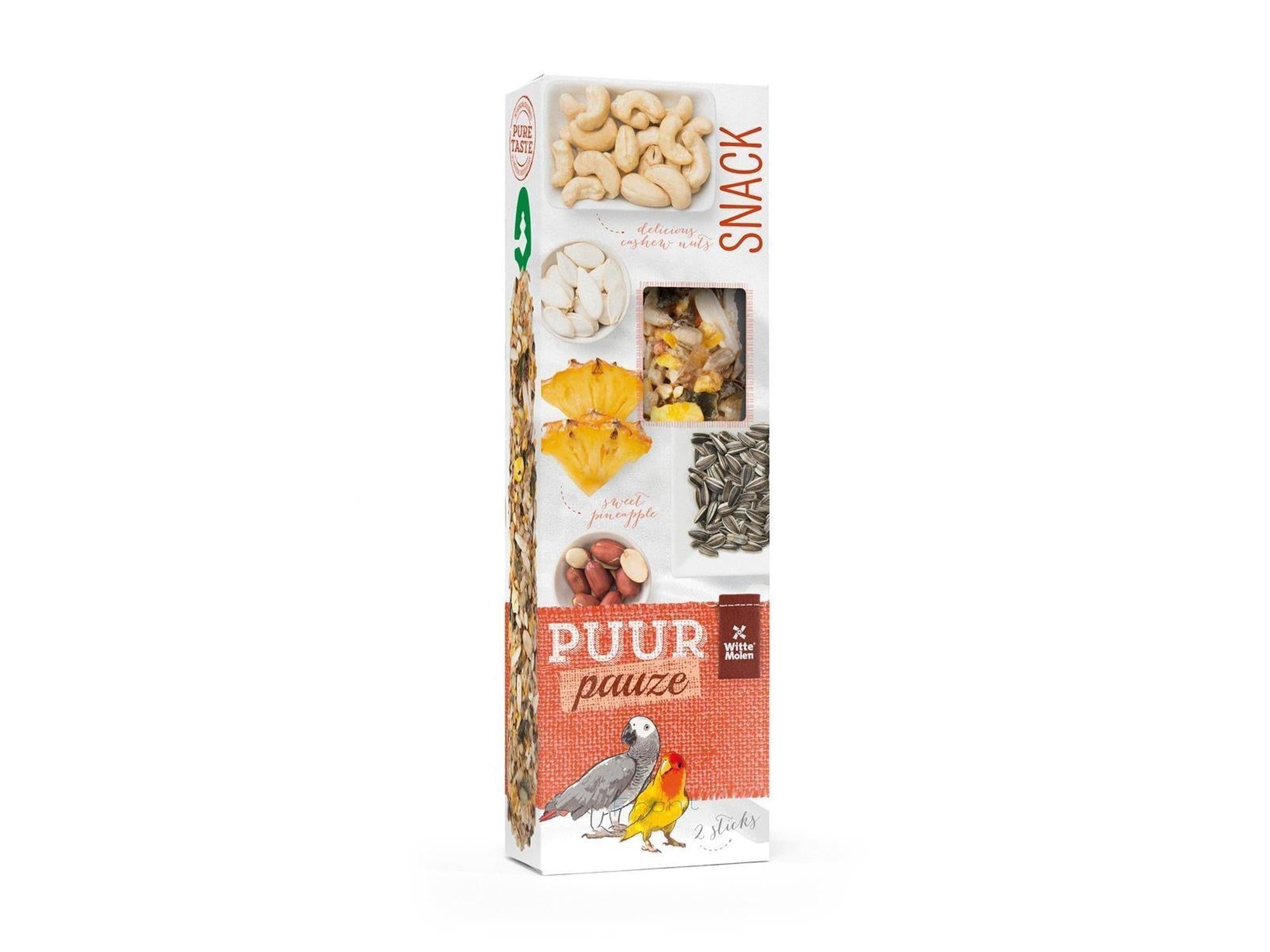 Puur Sticks Papegøye Ananas og Peanøtt