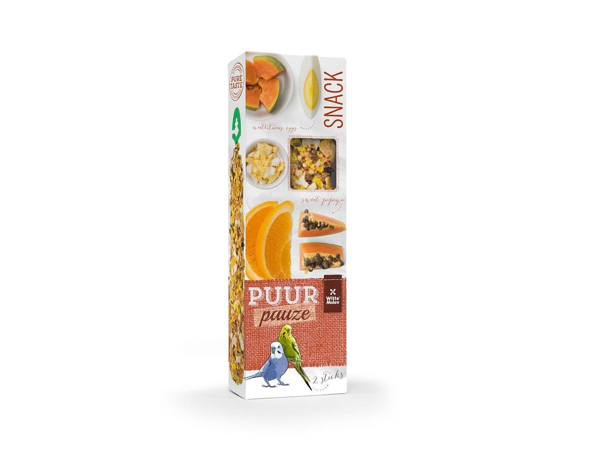 Puur Sticks Undulat Papaya og Appelsin