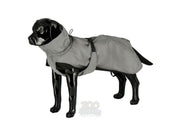 Dogman Refleksdekken Roffe Light Grå reflekterende dekken til hund