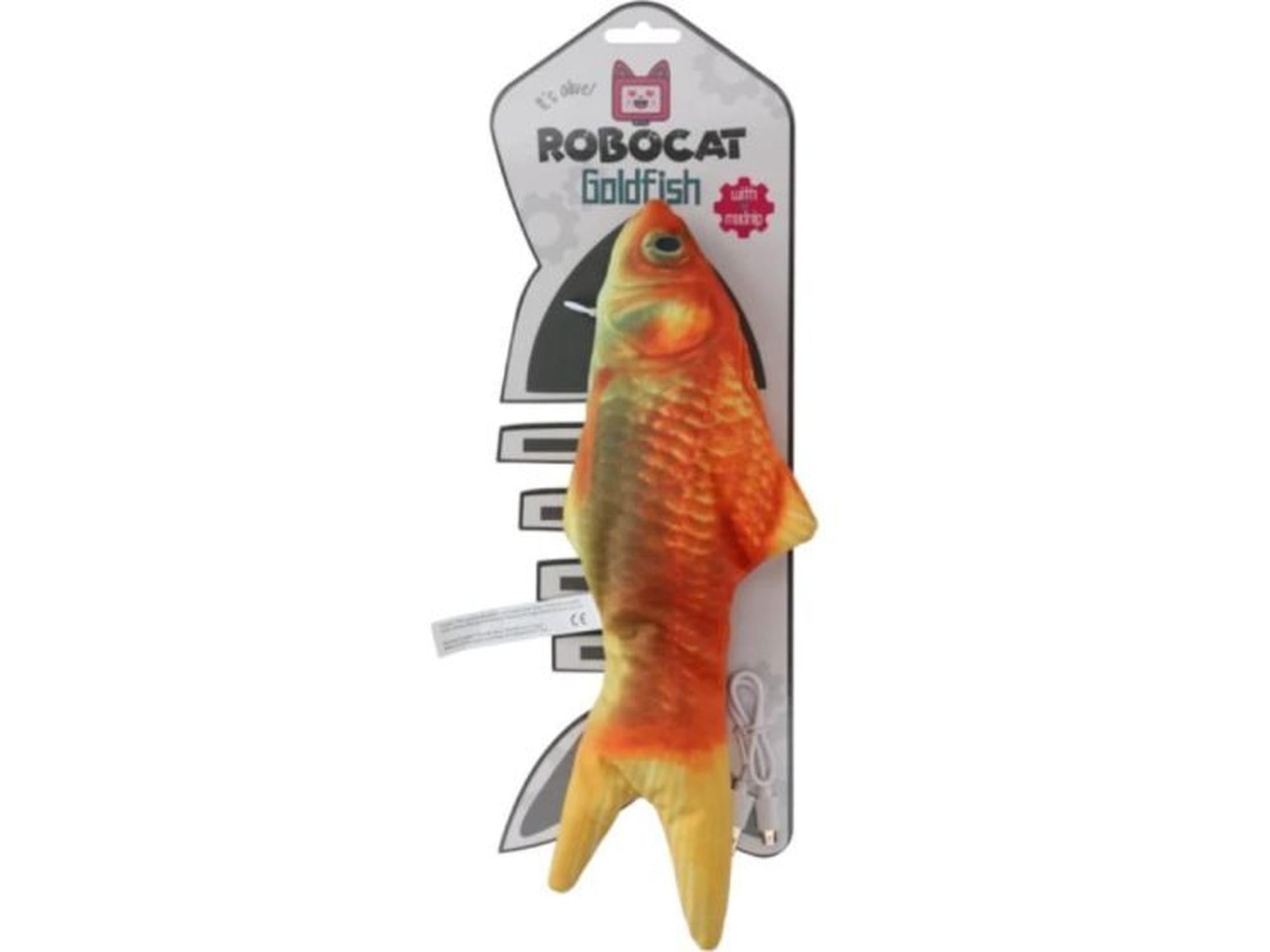 Robocat Gold Fish interaktiv robotfisk til katt med MADNIP