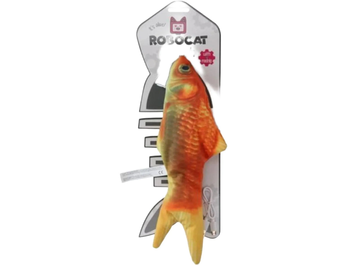 Robocat Gold Fish interaktiv robotfisk til katt med MADNIP