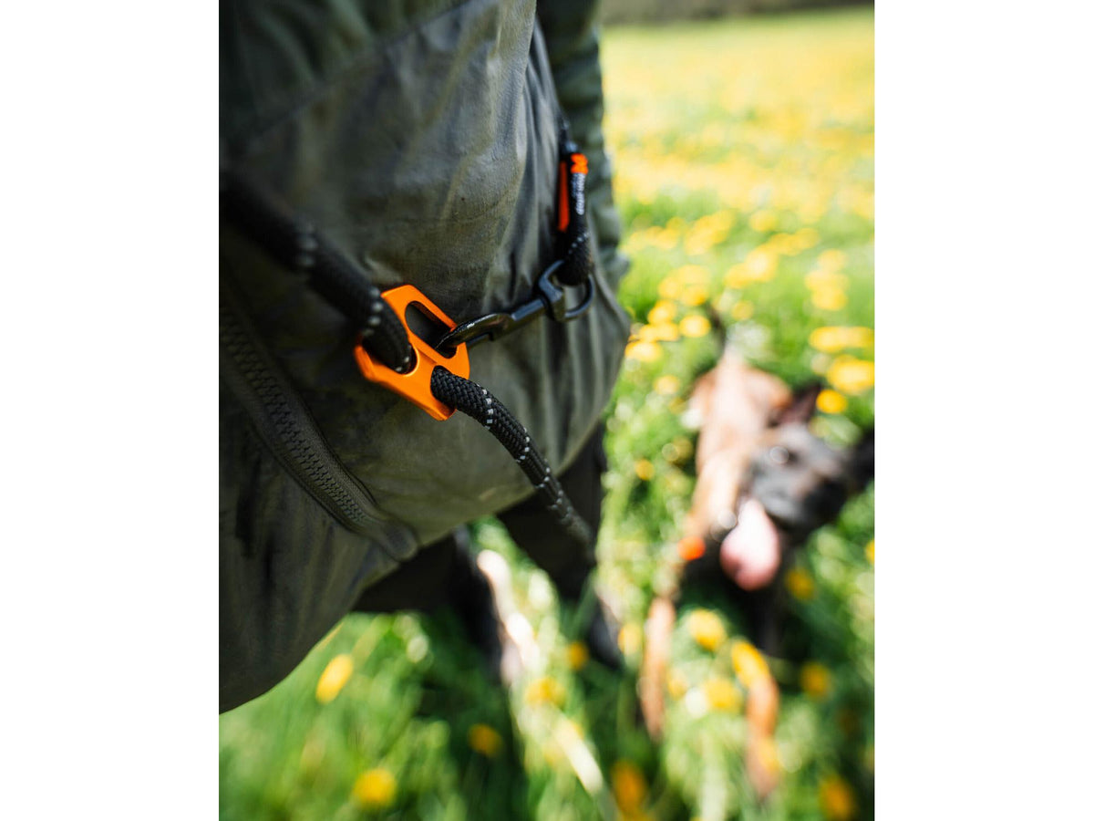 Non-stop dogwear Rock adjustable leash justerbart tau-leiebånd – Svart