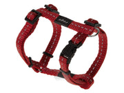 Rogz Utility H-sele 11mm i rød med refleks til hund
