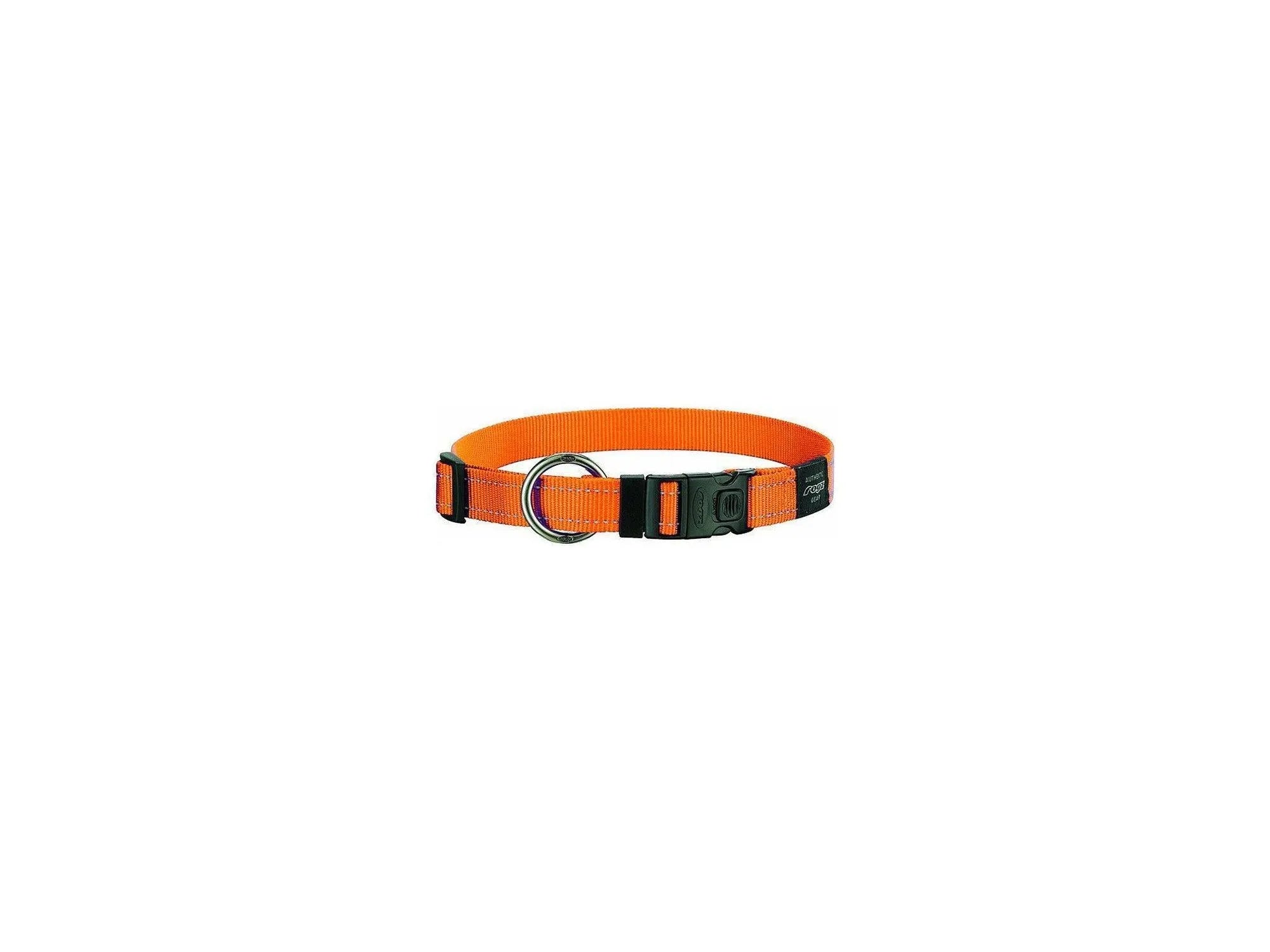 Rogz Utility halsbånd 25mm i oransje med refleks til hund