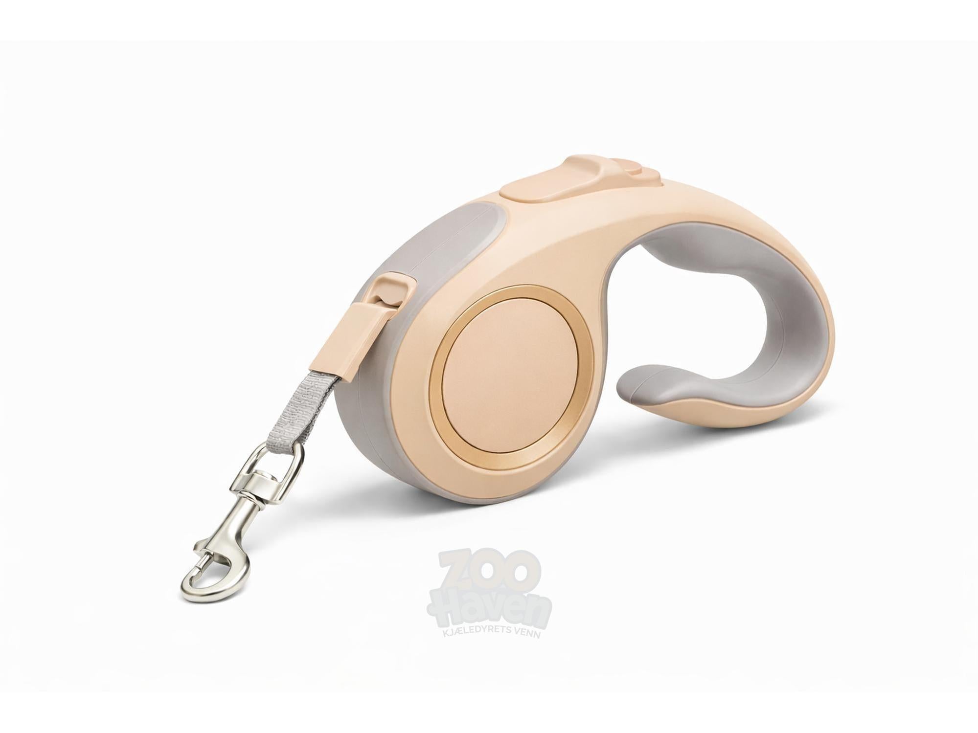 Retraktabelt hundebånd 5 m –  med refleks og låseknapp-1