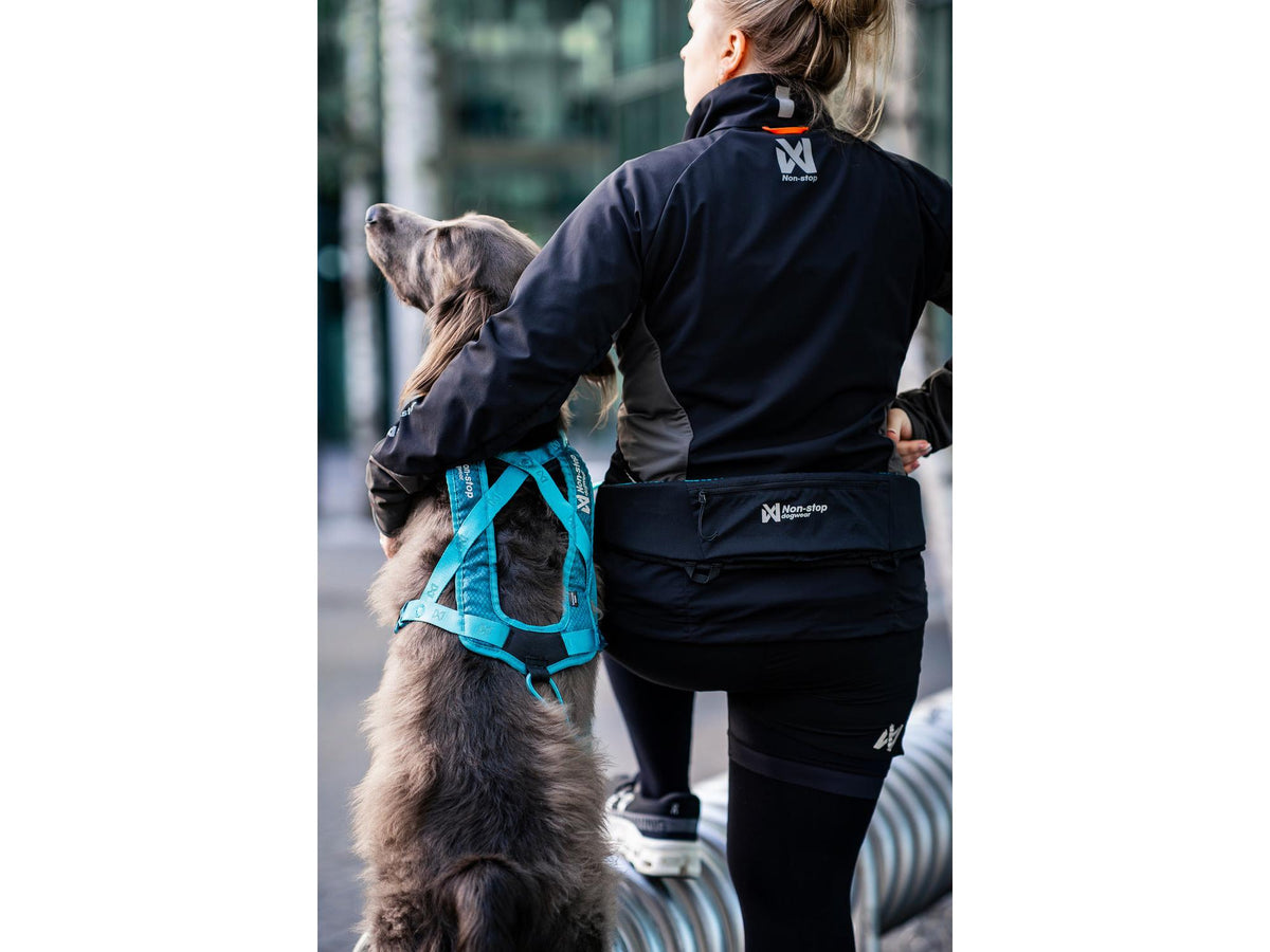 Non-stop dogwear Rush belt løpebelte – Svart/teal
