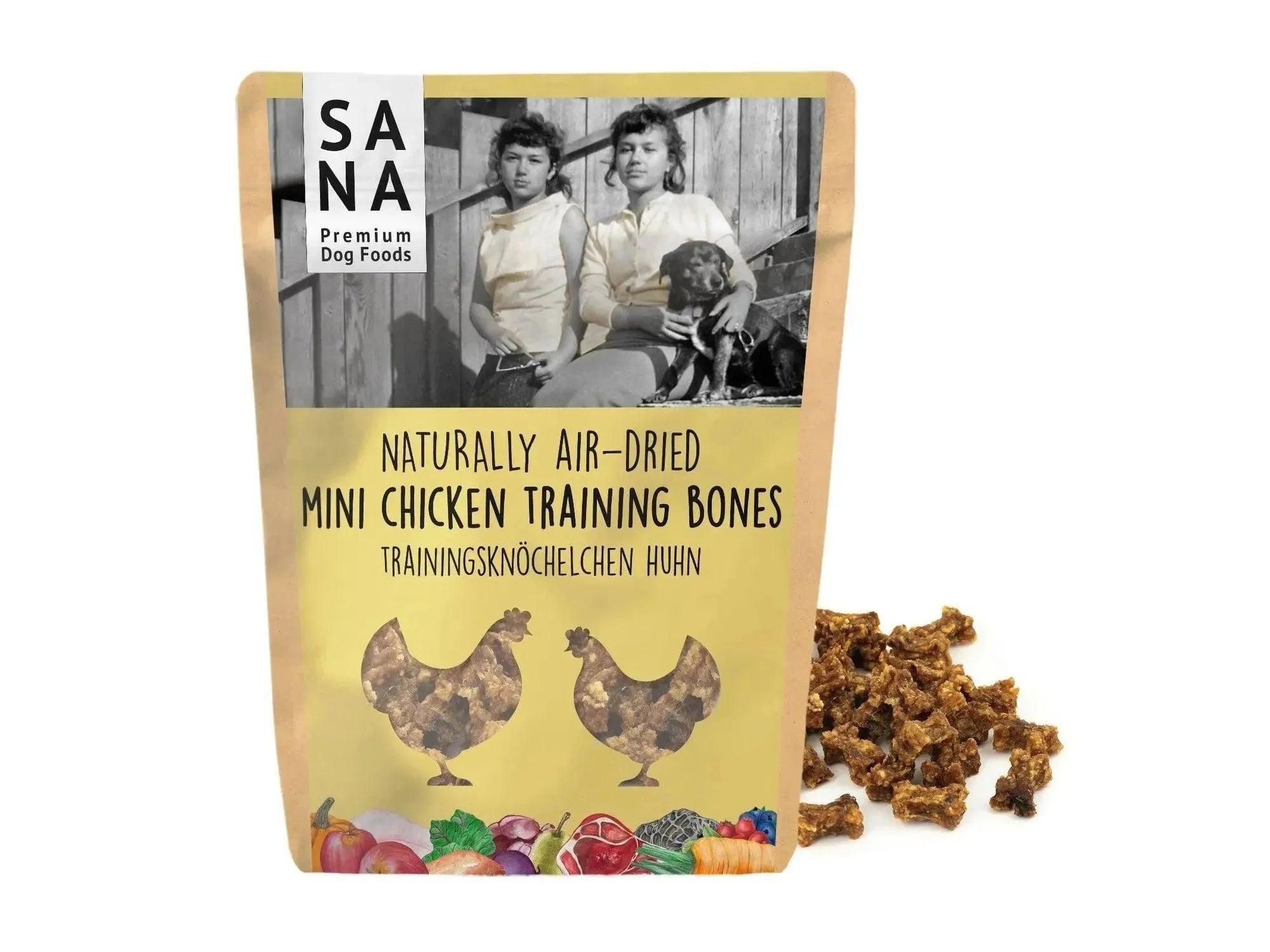 Sanadog Mini Kylling Treningsgodbiter 100 g myke treningsbein