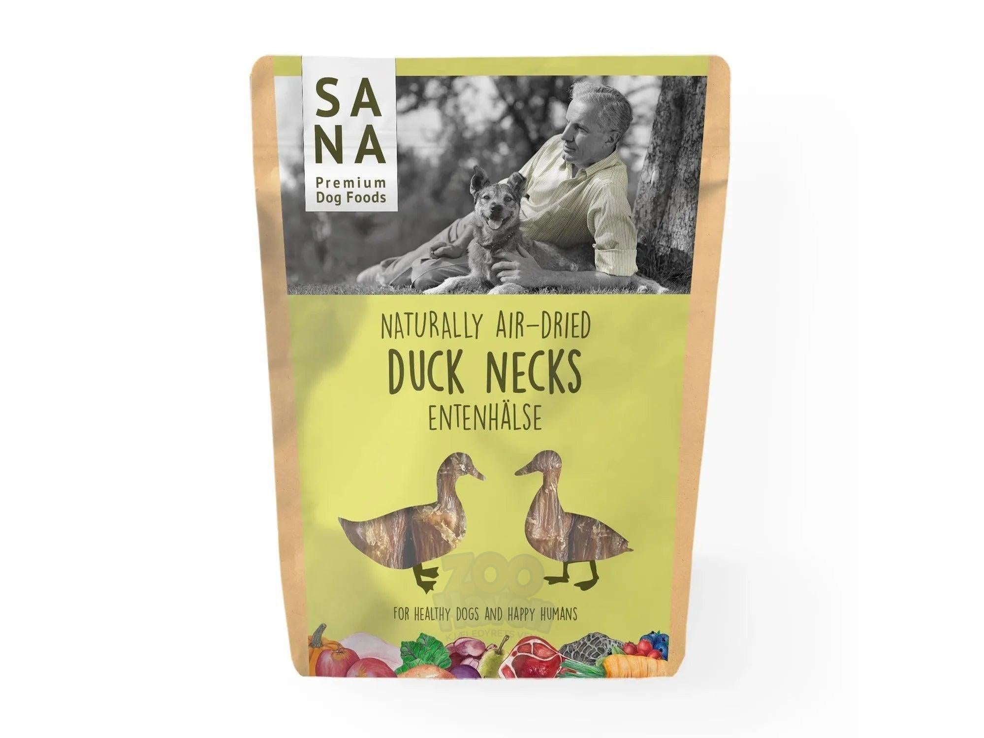Sana Andenhals – Naturlig Tyggeben til Hund (350 g / 1500 g)