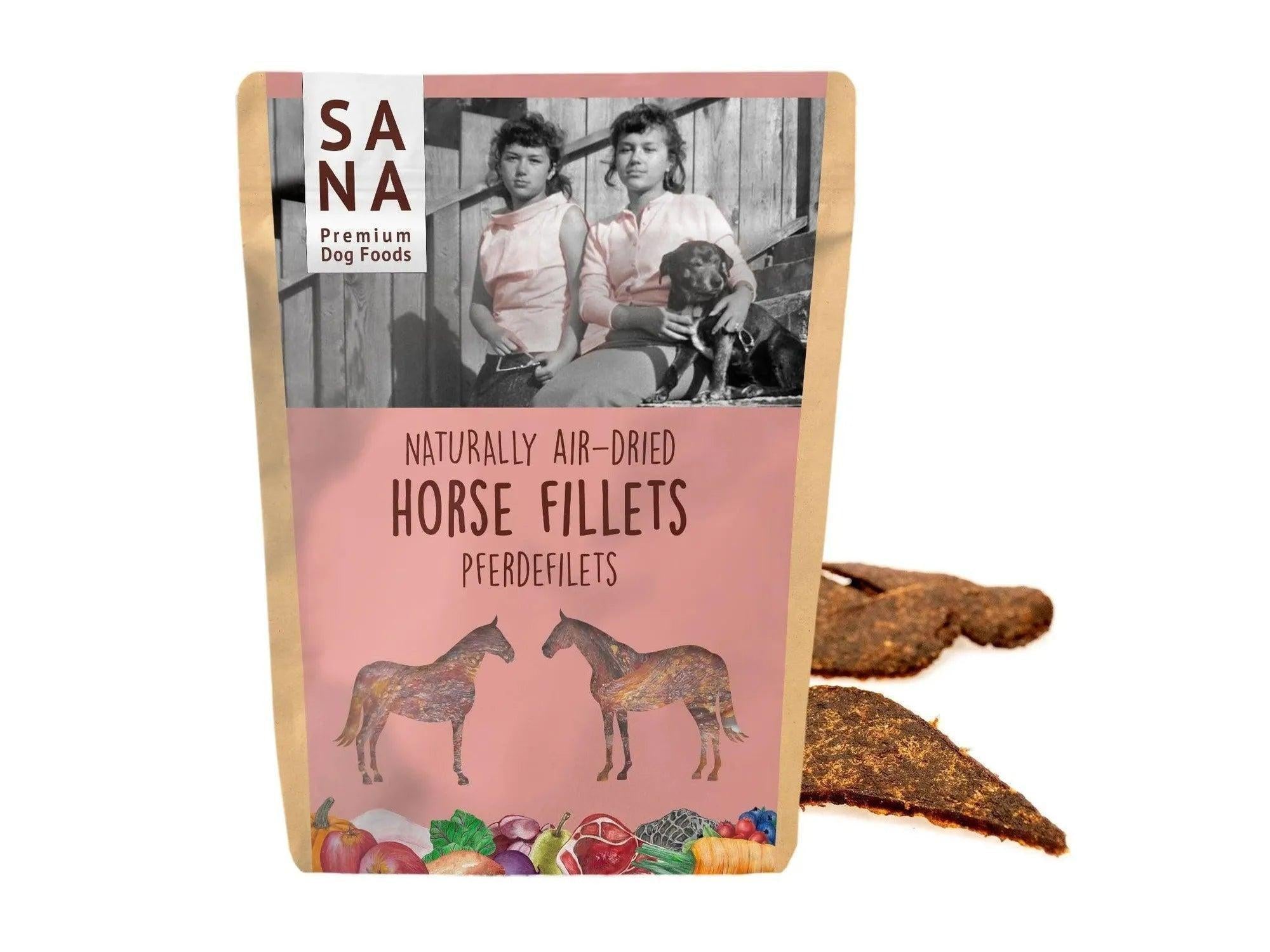 Sana Hestefilet til Hund 500 g naturlig hundesnacks