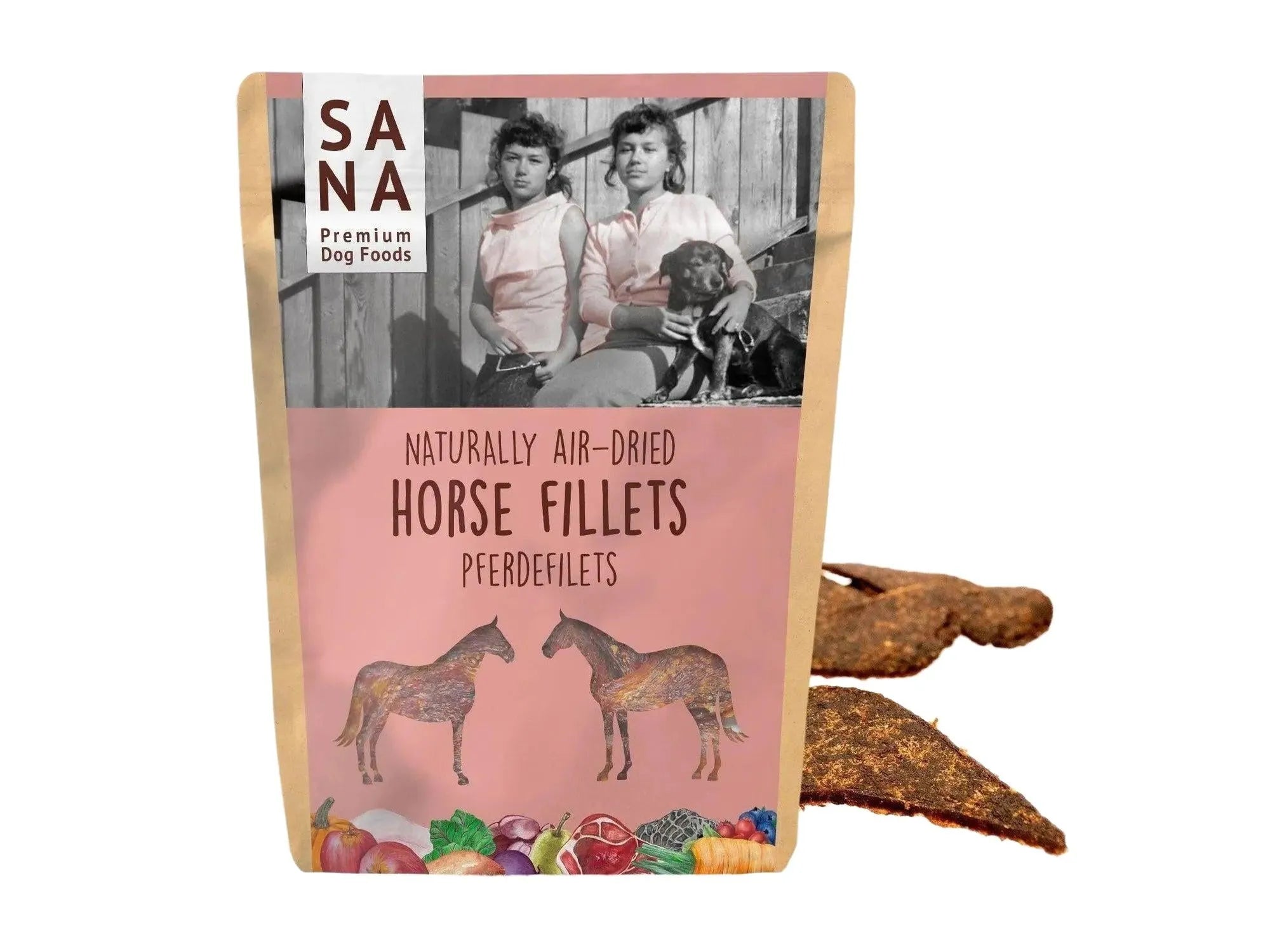 Sana Hestefilet til Hund 500 g naturlig hundesnacks
