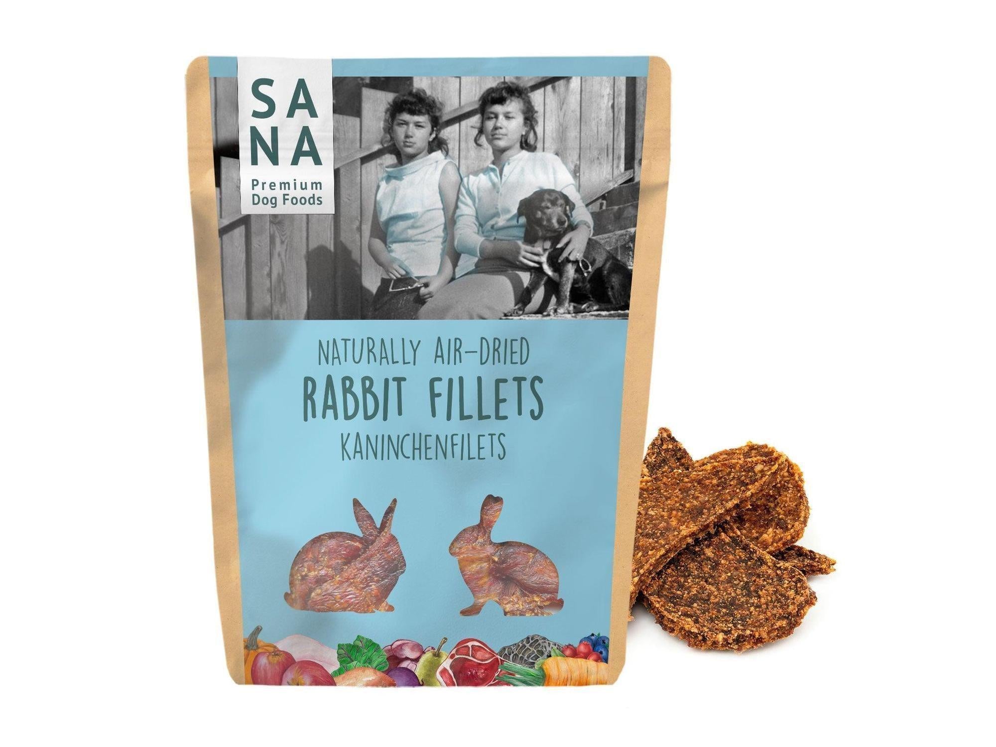 Sana Kaninfilet til Hund 100 g naturlig snacks