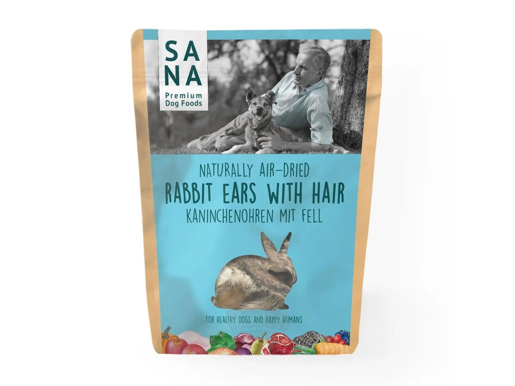 Sana Kaninører med Pels – Naturlig Hundegodis (200 g / 700 g)