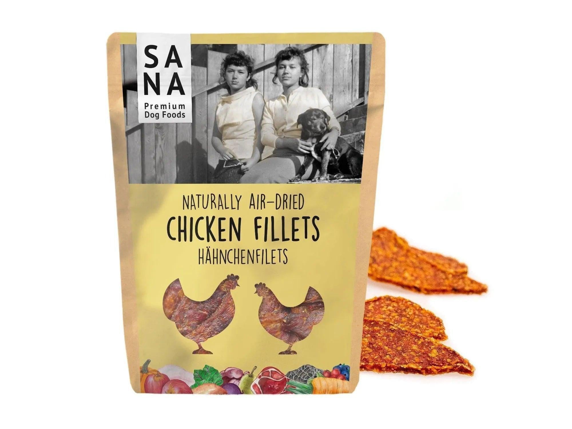 Sana Kyllingfileter til Hund 100 g naturlig hundesnacks