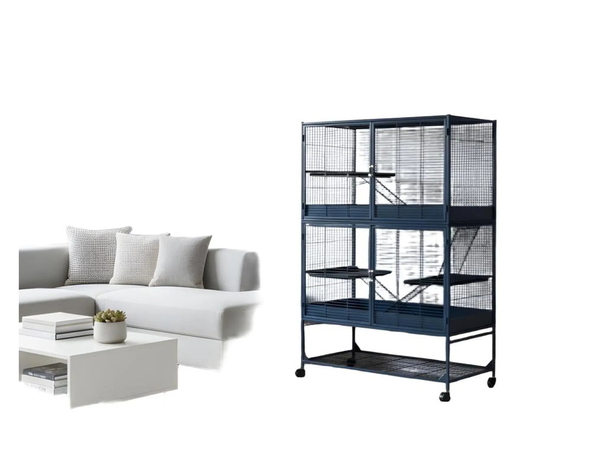 Savic Royal Suite 100 Double Smådyrbur 100×63×160 cm